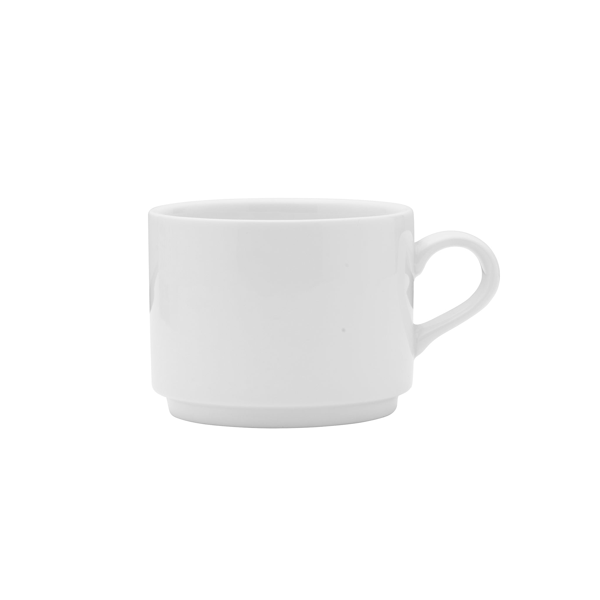 Galleria Porcelain Cup 4" / 6.1oz White