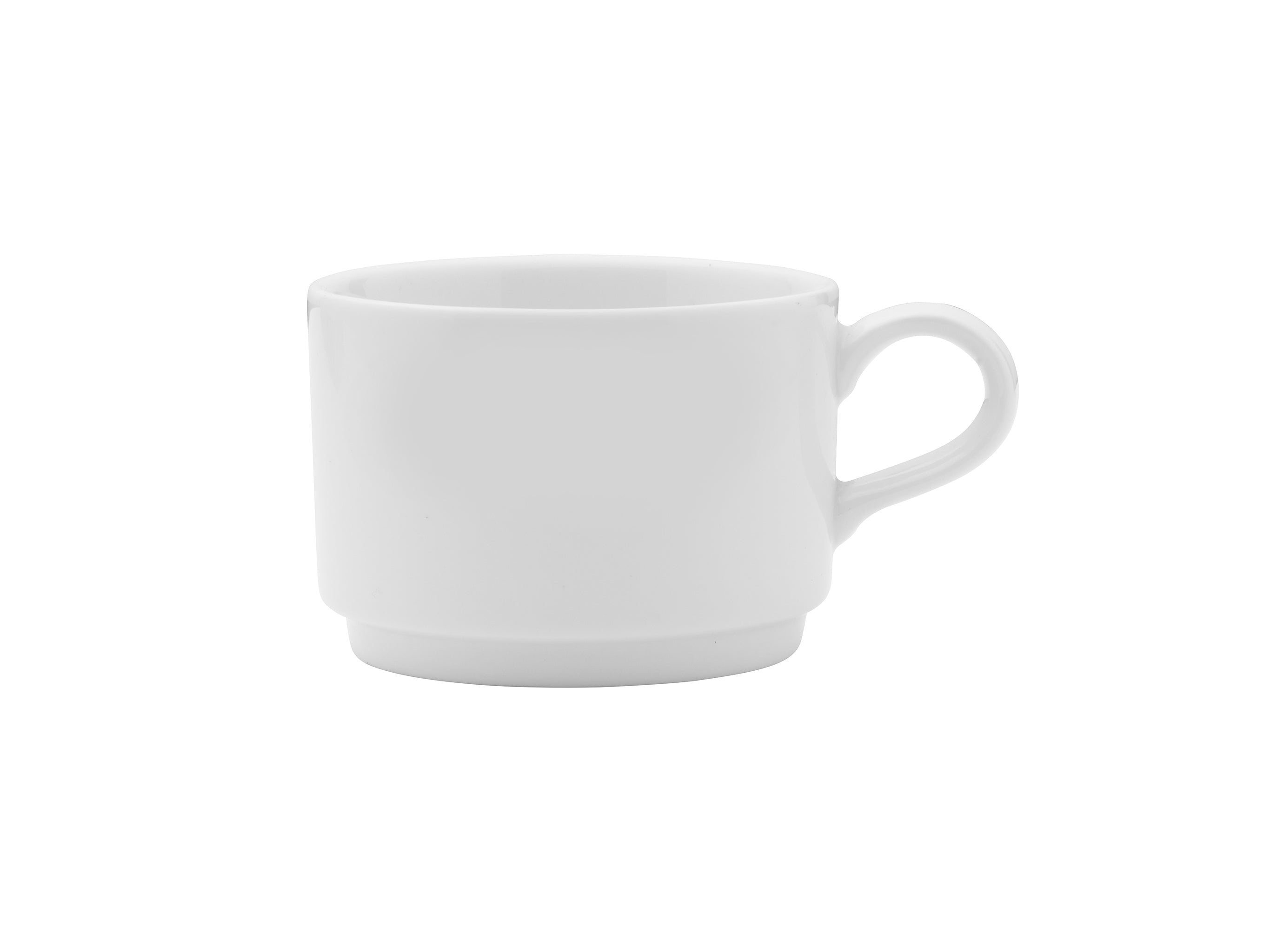 Galleria Porcelain Cup 4" / 6.1oz White
