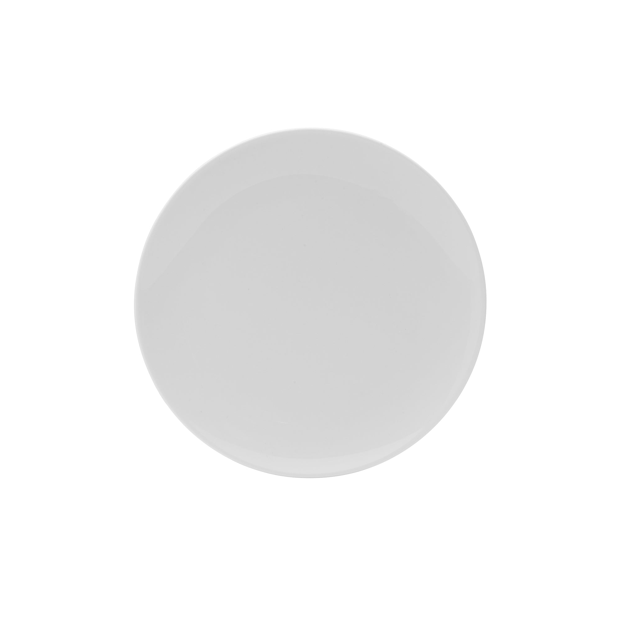 Galleria Porcelain Coupe Plate 8" White