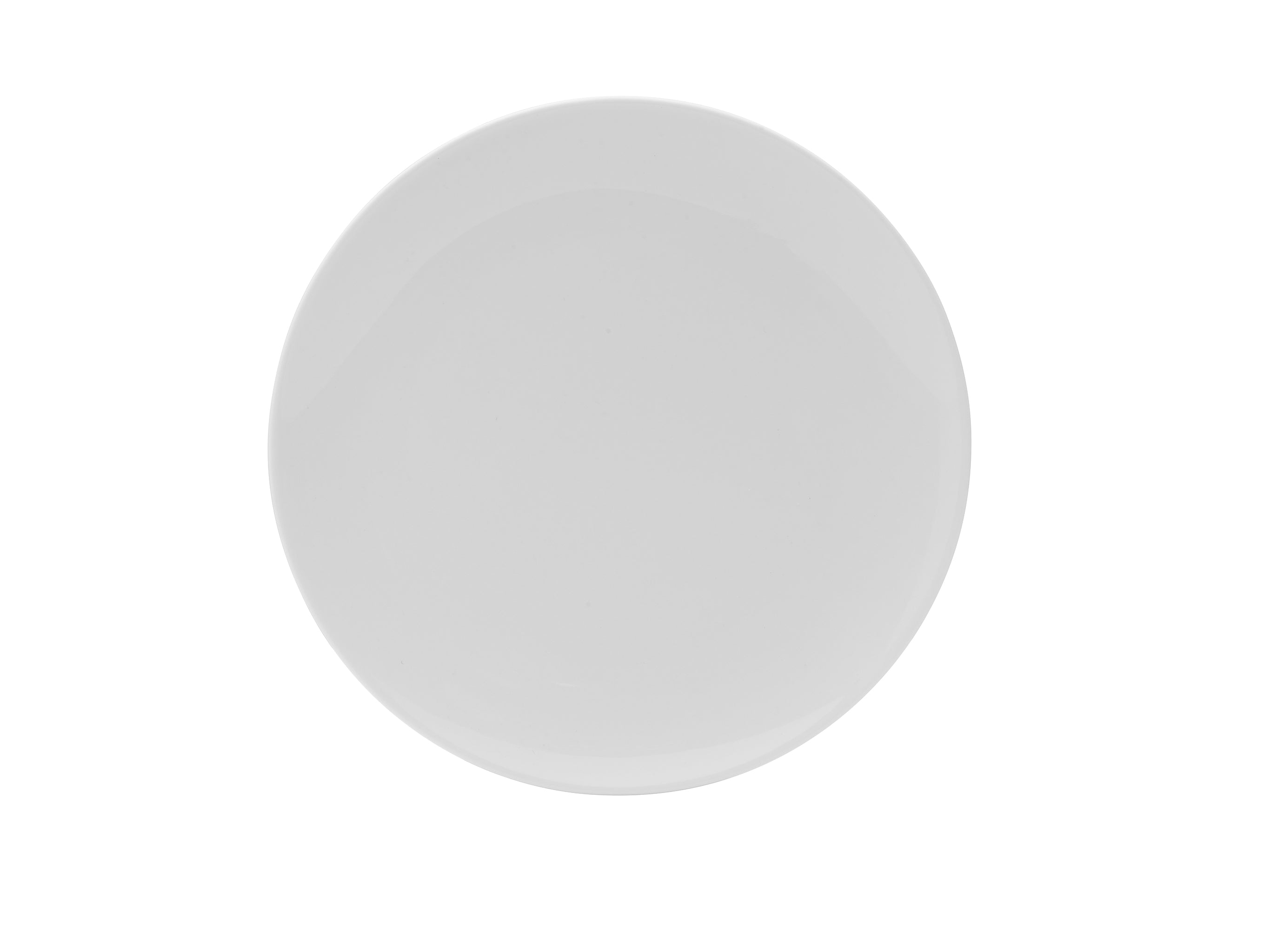Galleria Porcelain Coupe Plate 8" White