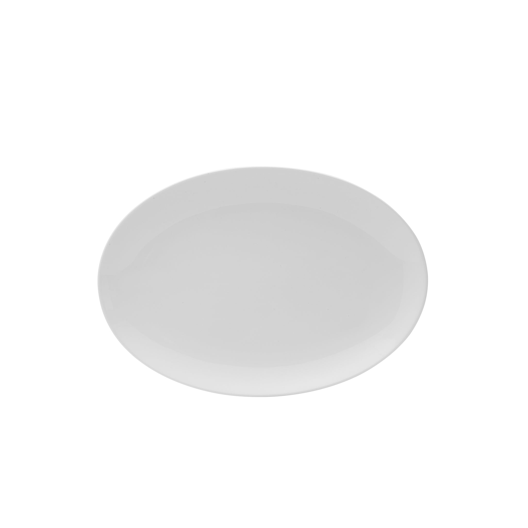 Galleria Porcelain Oval Platter 13x9" Bright White
