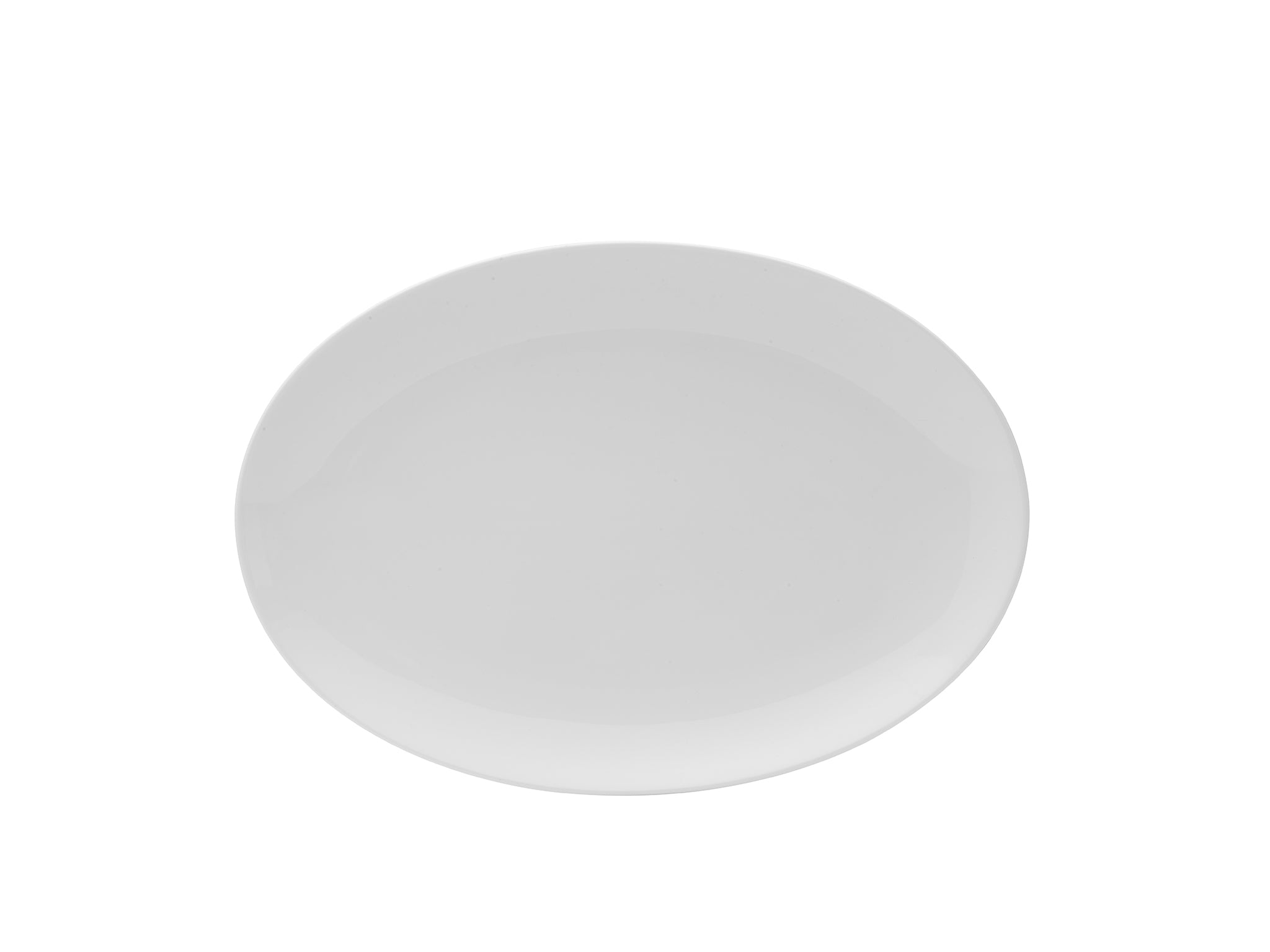 Galleria Porcelain Oval Platter 12x8" Bright White