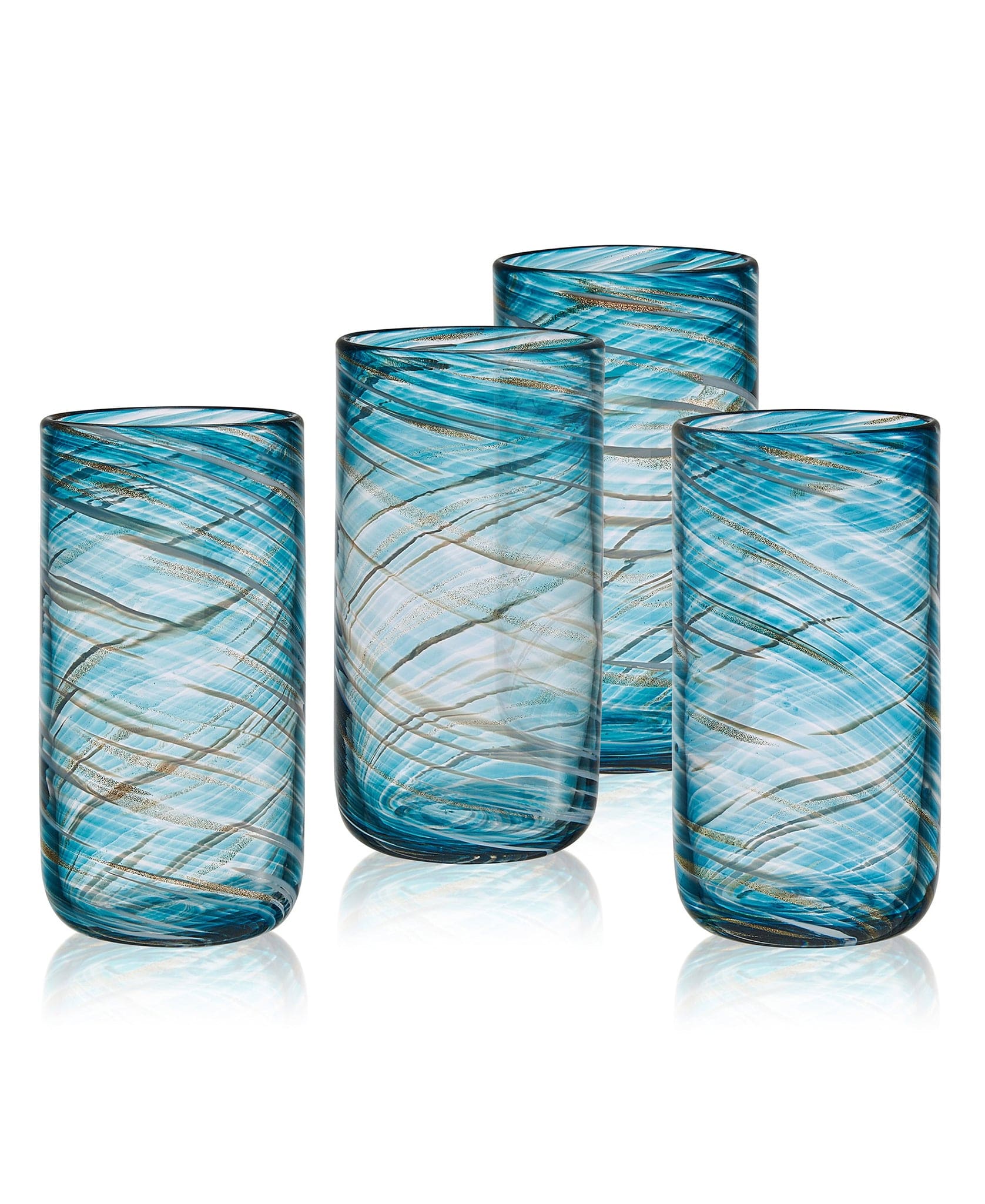 Breeze Soda-lime Highball Glass 6.1" / 18oz Blue