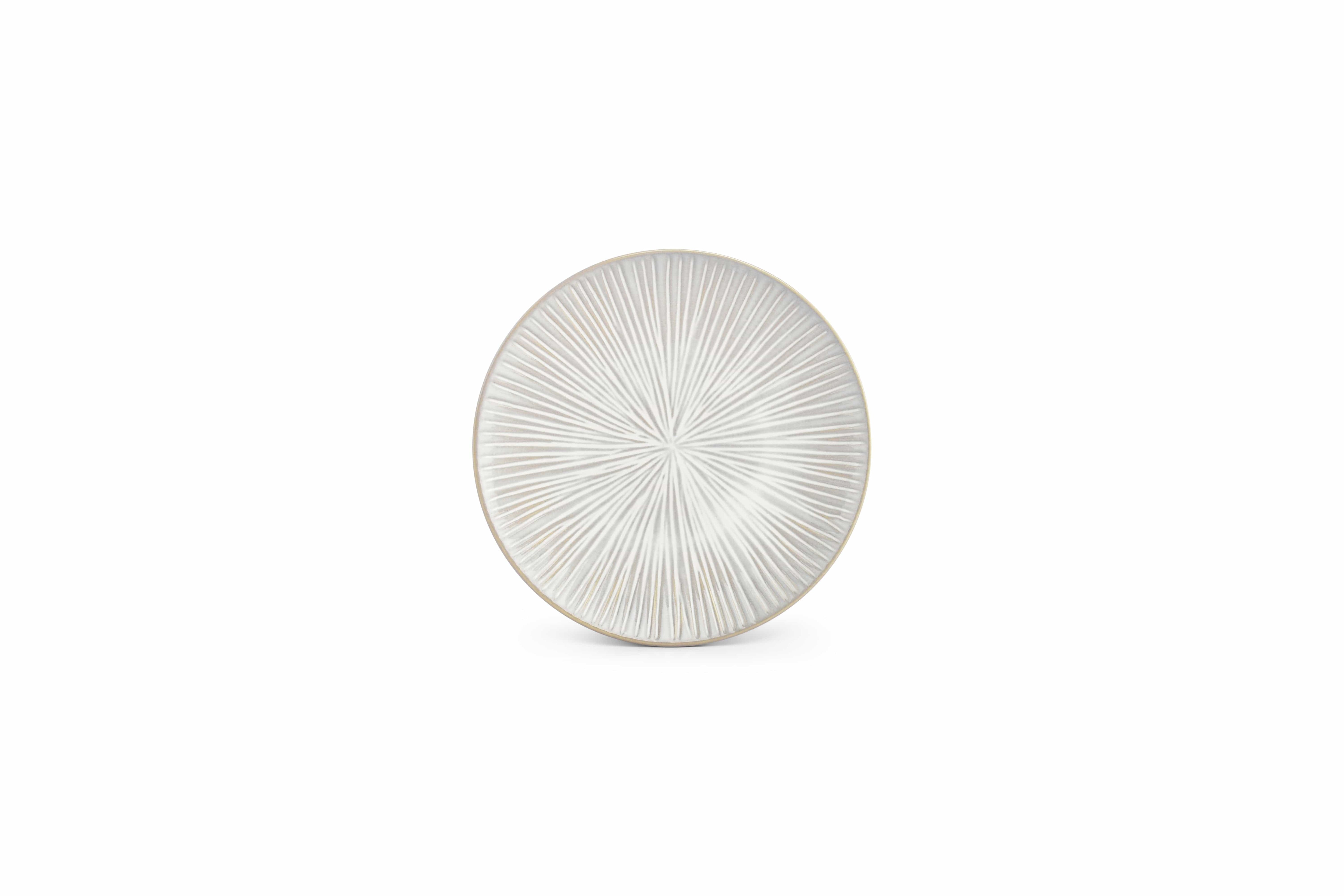 Halo Grey Porcelain Plate Coupe 7.9"
