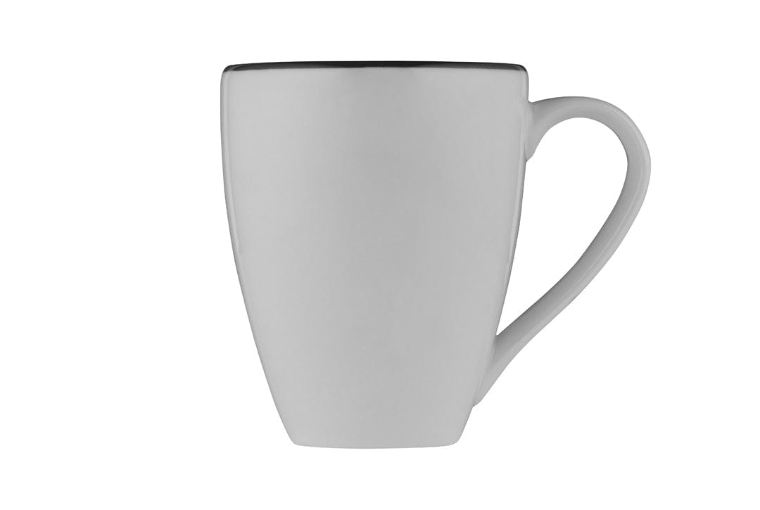 Modest Black Porcelain Mug 4" / 10oz