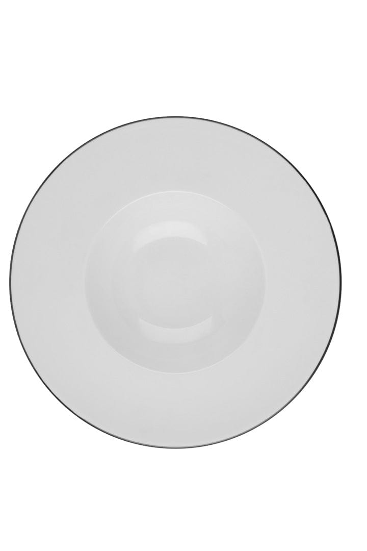 Modest Black Fine China Deep Plate 11.4" / 16oz