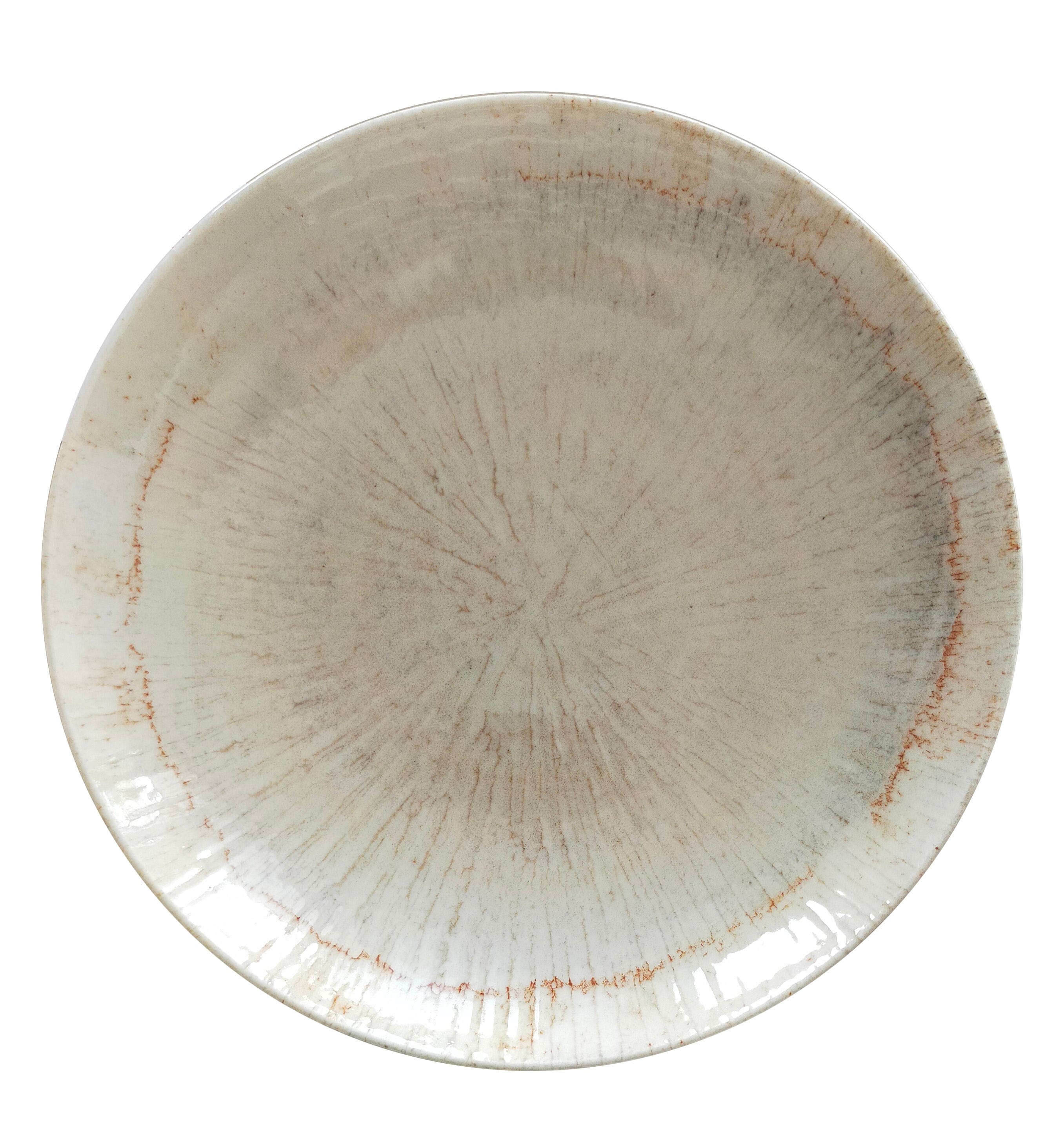 Zen Sand Vitrified Ceramics Deep Plate 8.3" / 18 oz