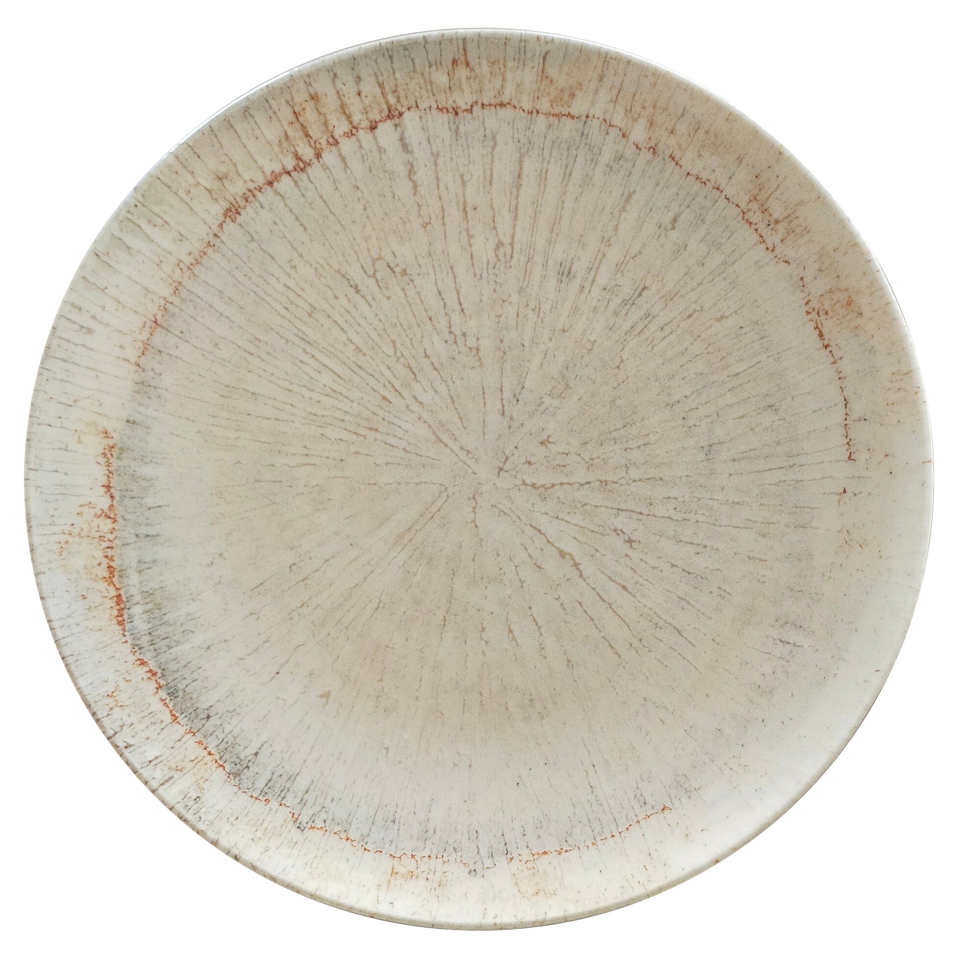 Zen Sand Vitrified Ceramics Plate Coupe 8.3"
