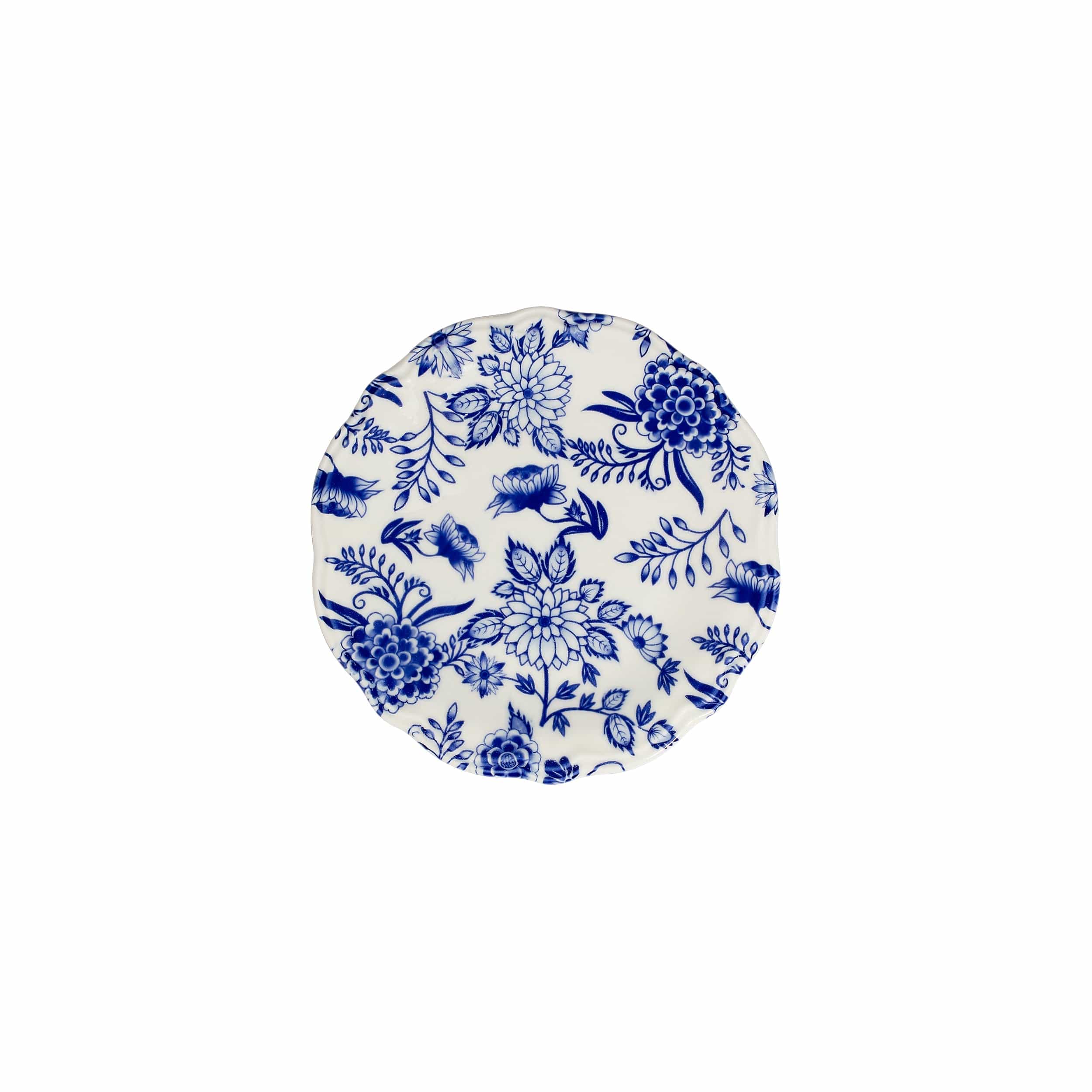 Herba Blue Fulya Blue Premium Stoneware Coupe Plate 5.9"