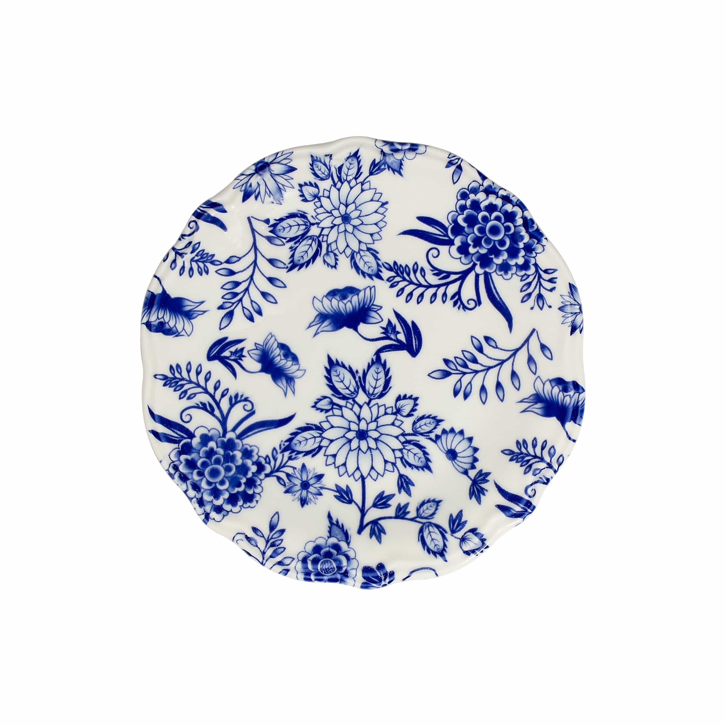 Herba Blue Fulya Blue Premium Stoneware Coupe Plate 8.3"