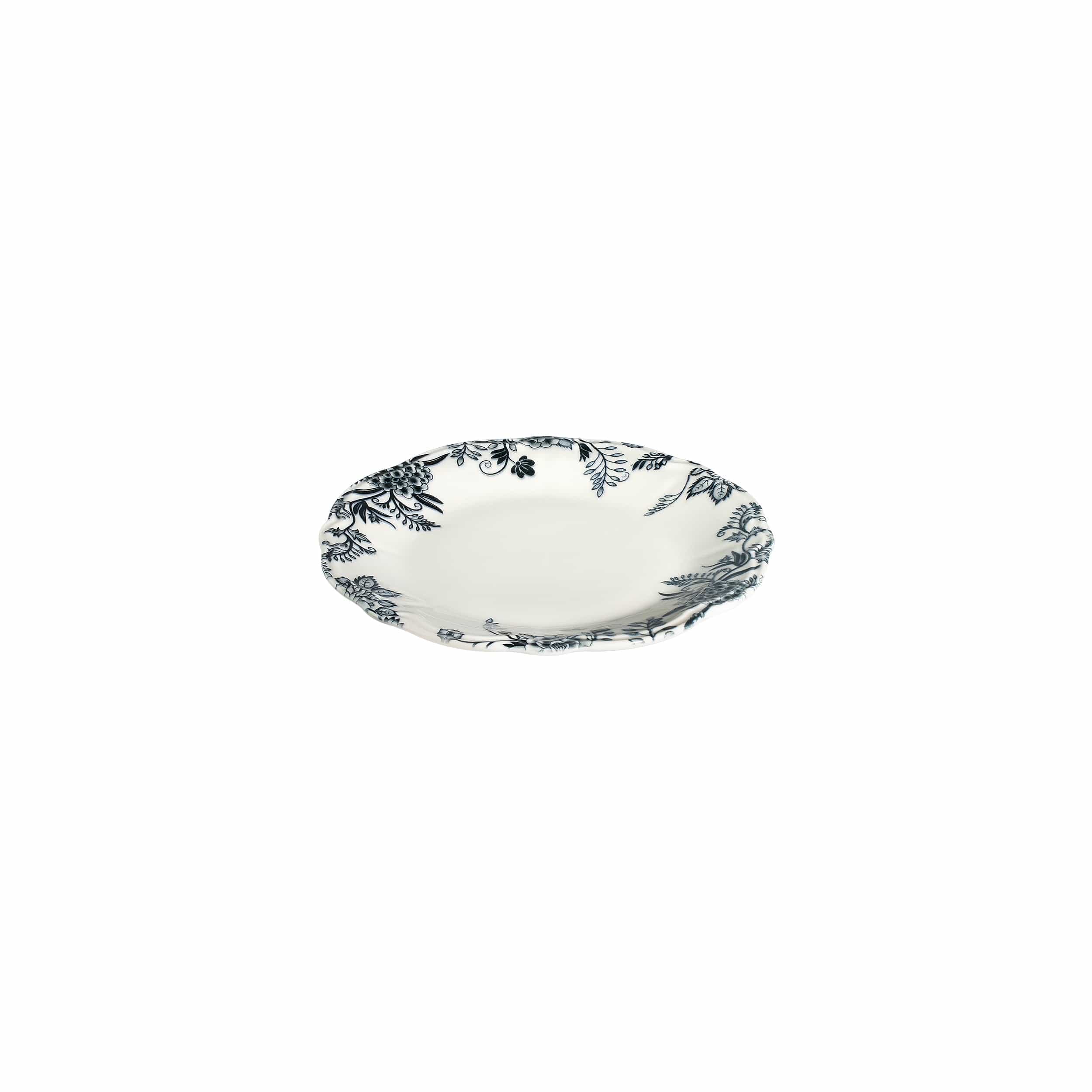 Silva Black Fulya Black Premium Stoneware Coupe Plate 5.9"