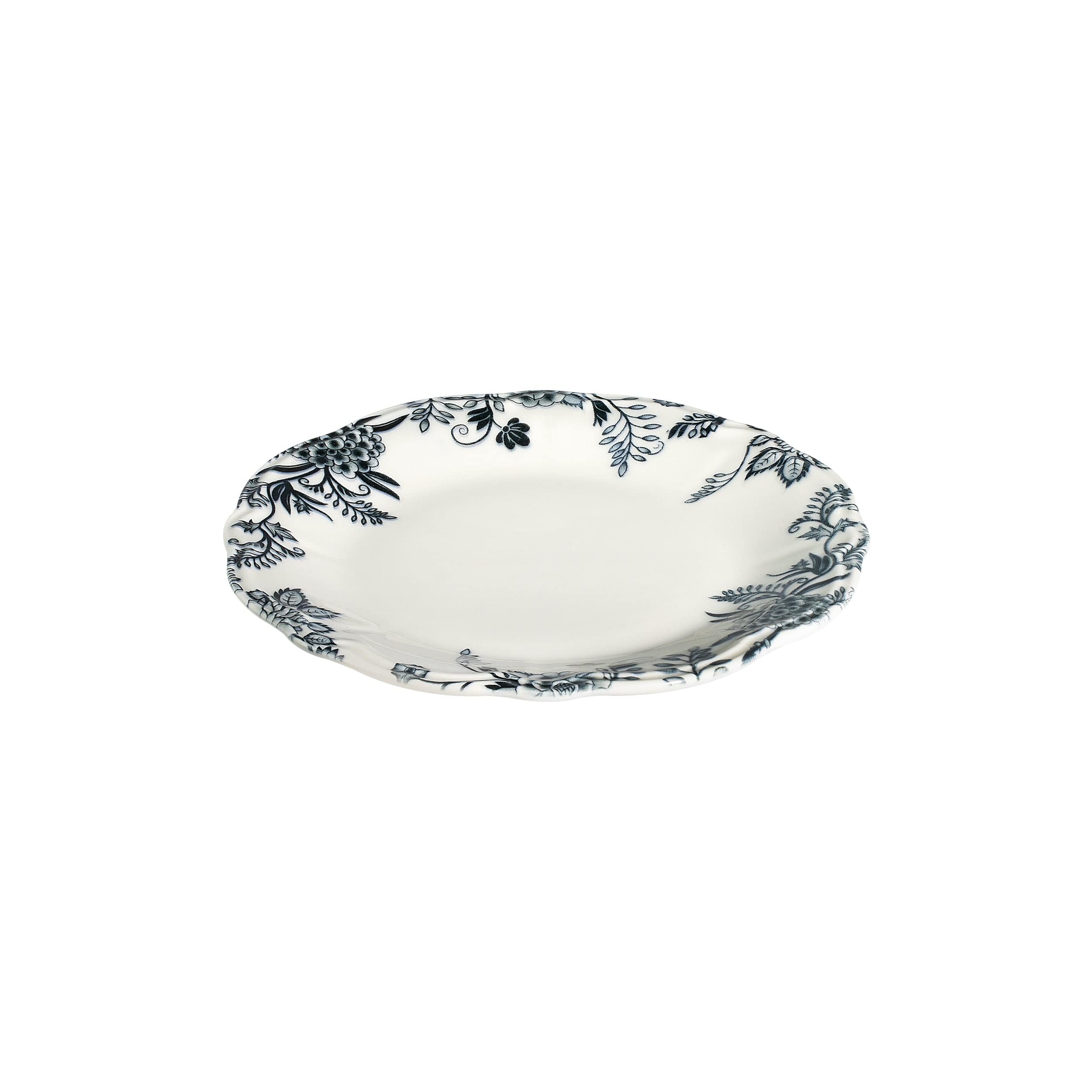 Silva Black Fulya Black Premium Stoneware Coupe Plate 8.3"