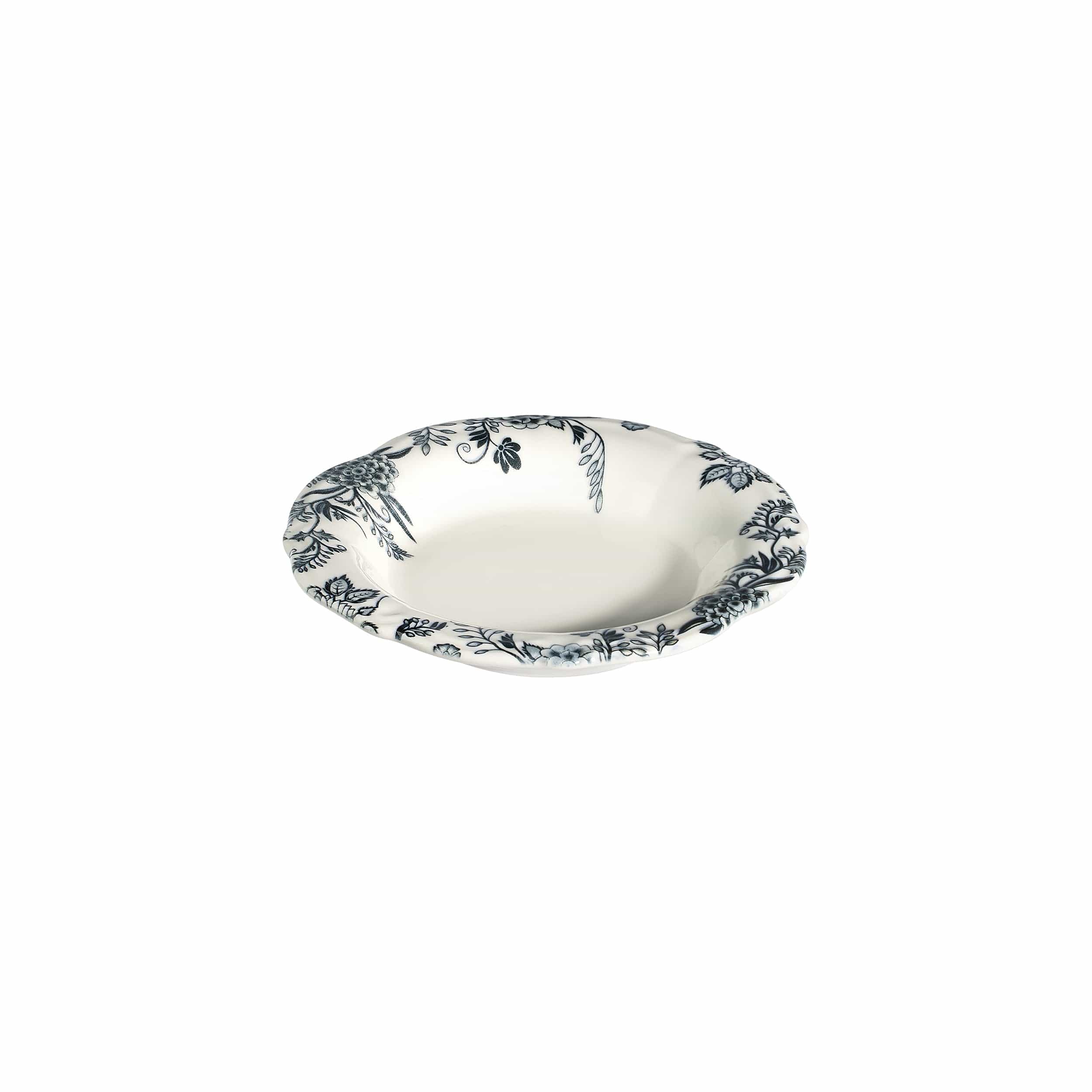 Silva Black Fulya Black Premium Stoneware Deep Plate 6.6" / 6.9 oz