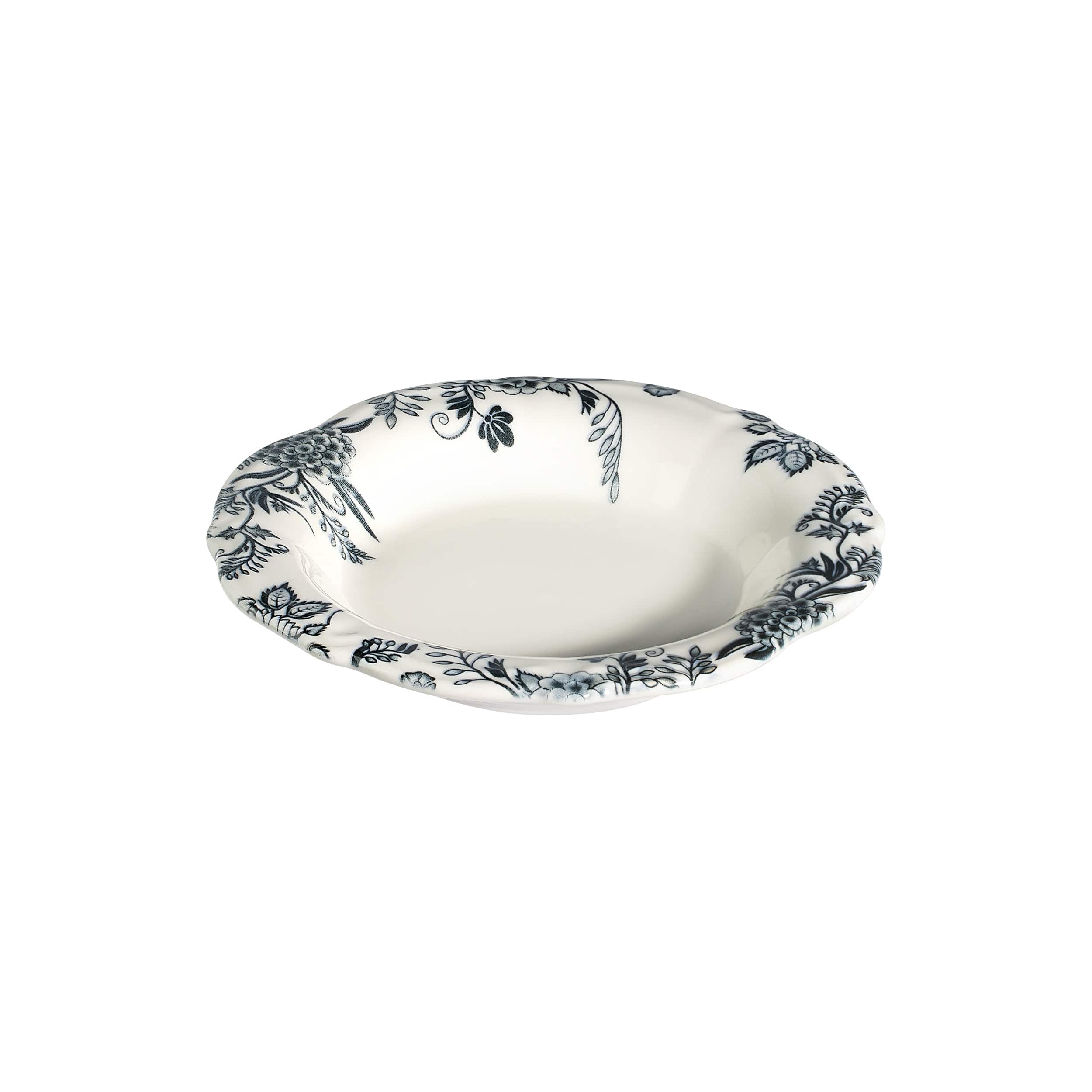 Silva Black Fulya Black Premium Stoneware Deep Plate 8.6" / 15 oz