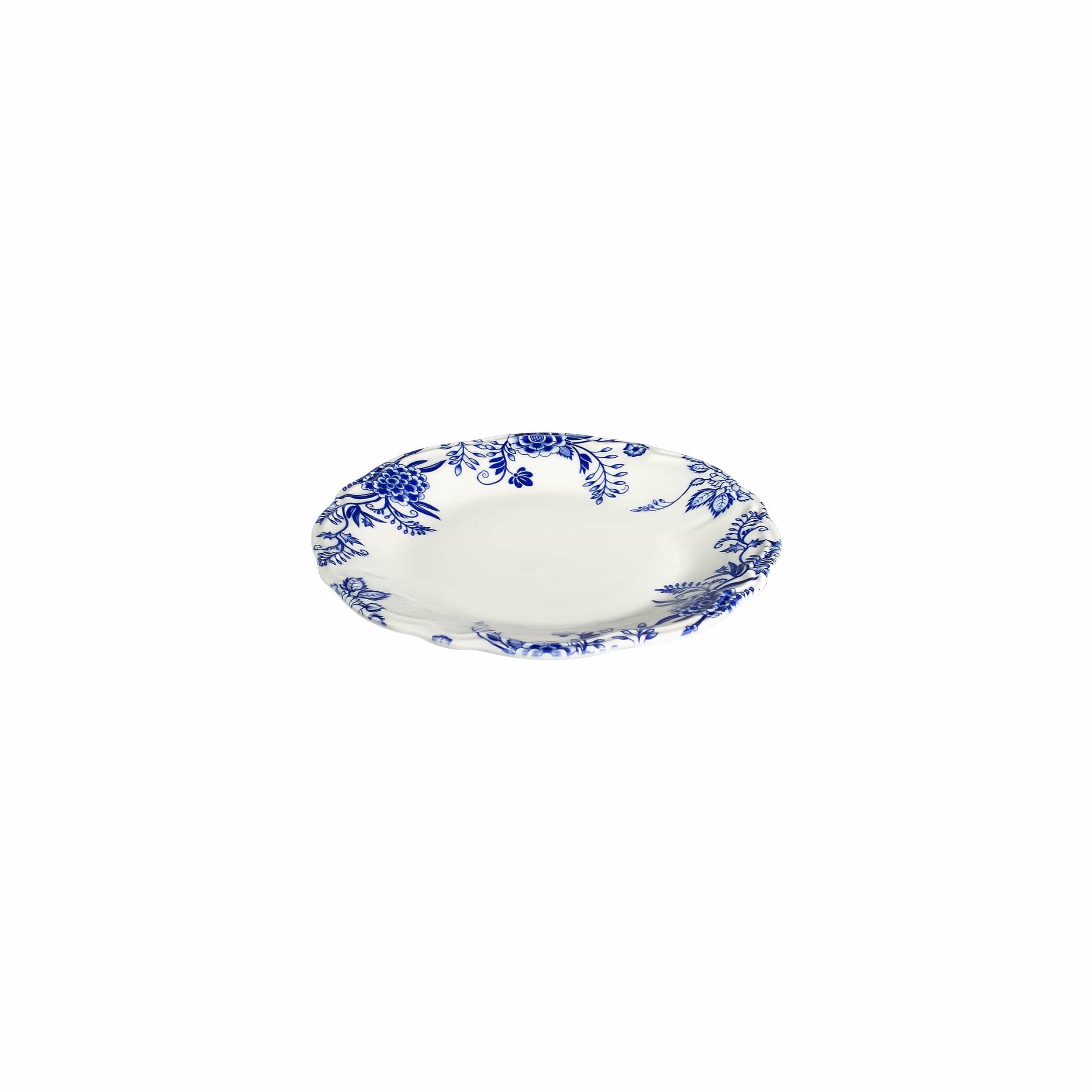 Silva Blue Fulya Blue Premium Stoneware Coupe Plate 5.9"