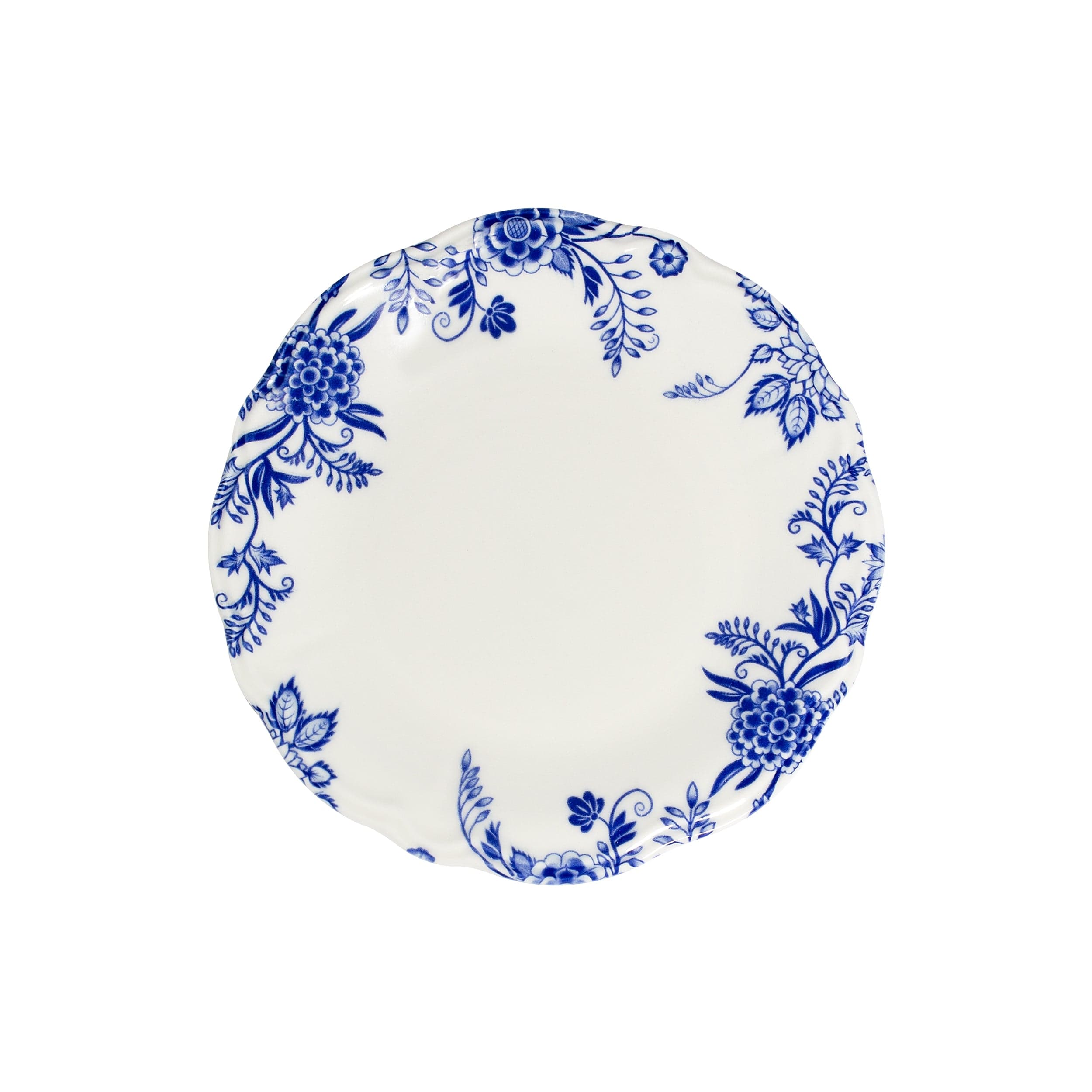 Silva Blue Fulya Blue Premium Stoneware Coupe Plate 8.3"