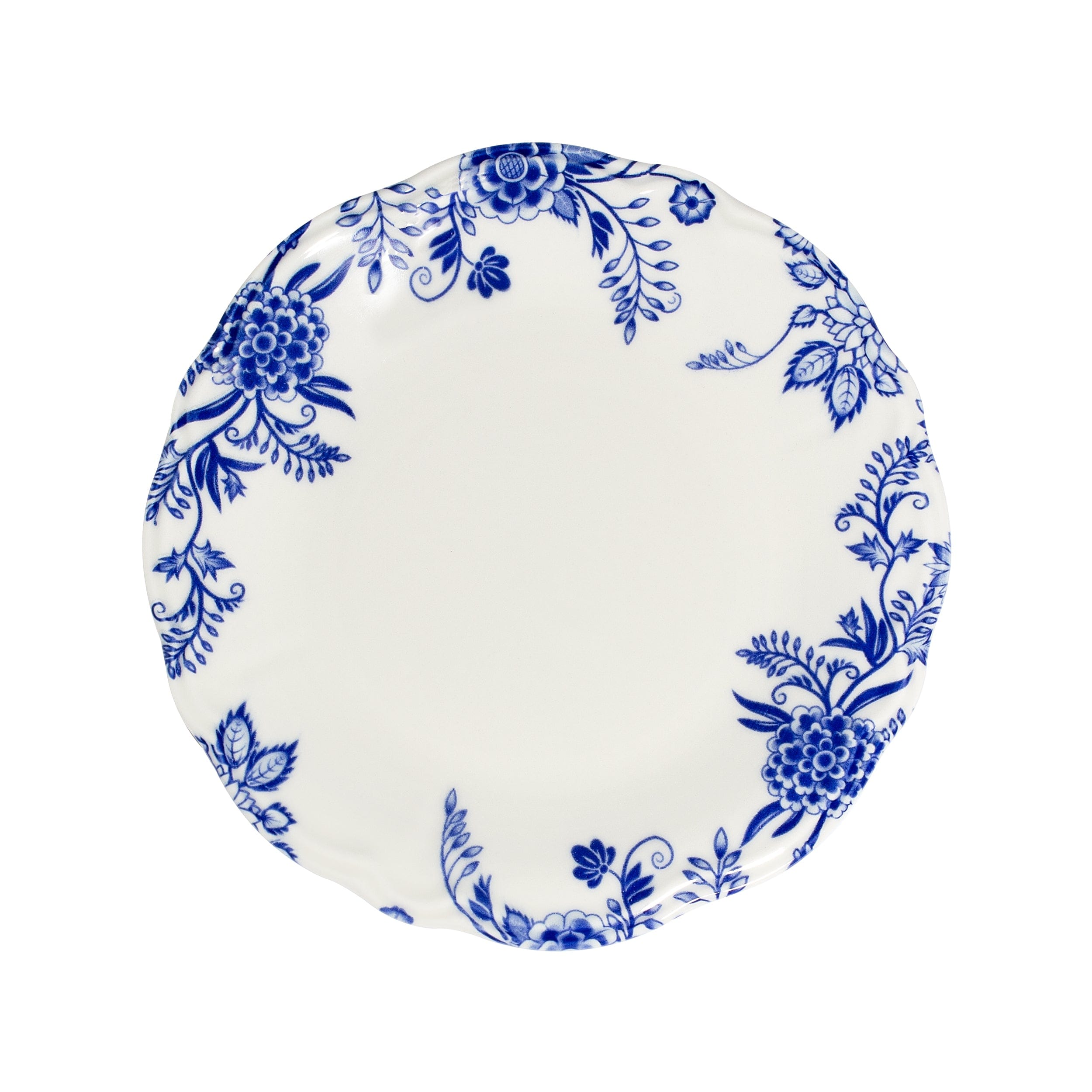 Silva Blue Fulya Blue Premium Stoneware Coupe Plate 10.2"