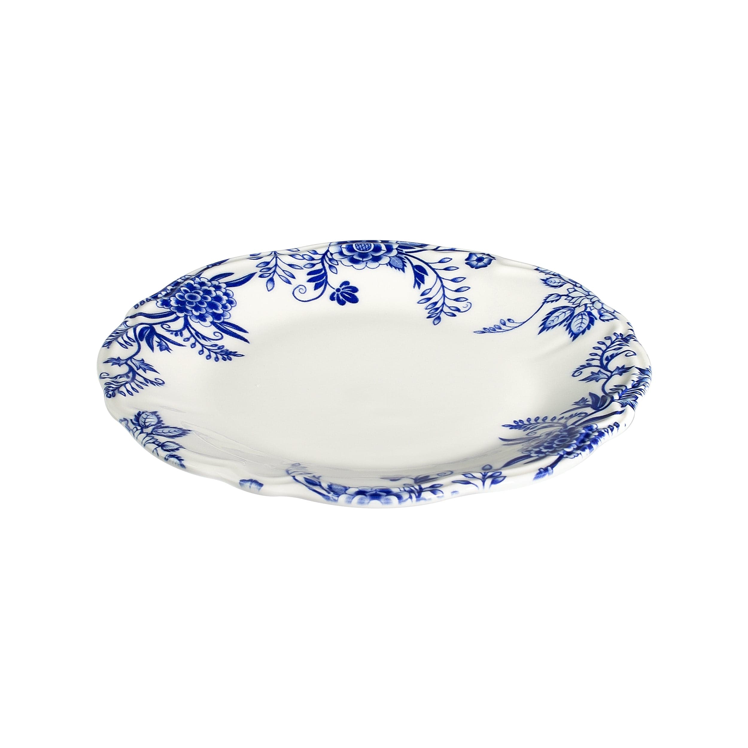 Silva Blue Fulya Blue Premium Stoneware Coupe Plate 10.2"
