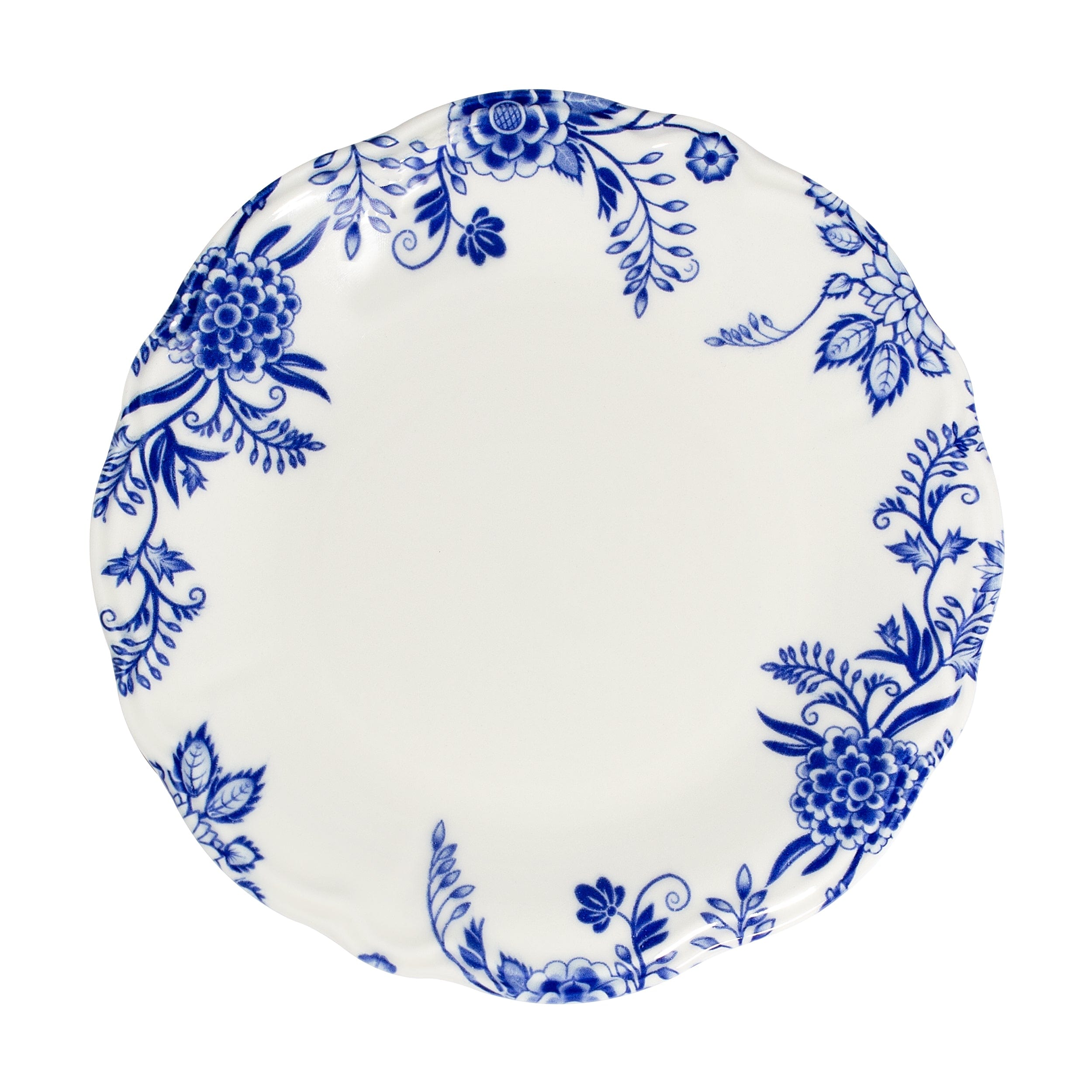 Silva Blue Fulya Blue Premium Stoneware Coupe Plate 11.4"