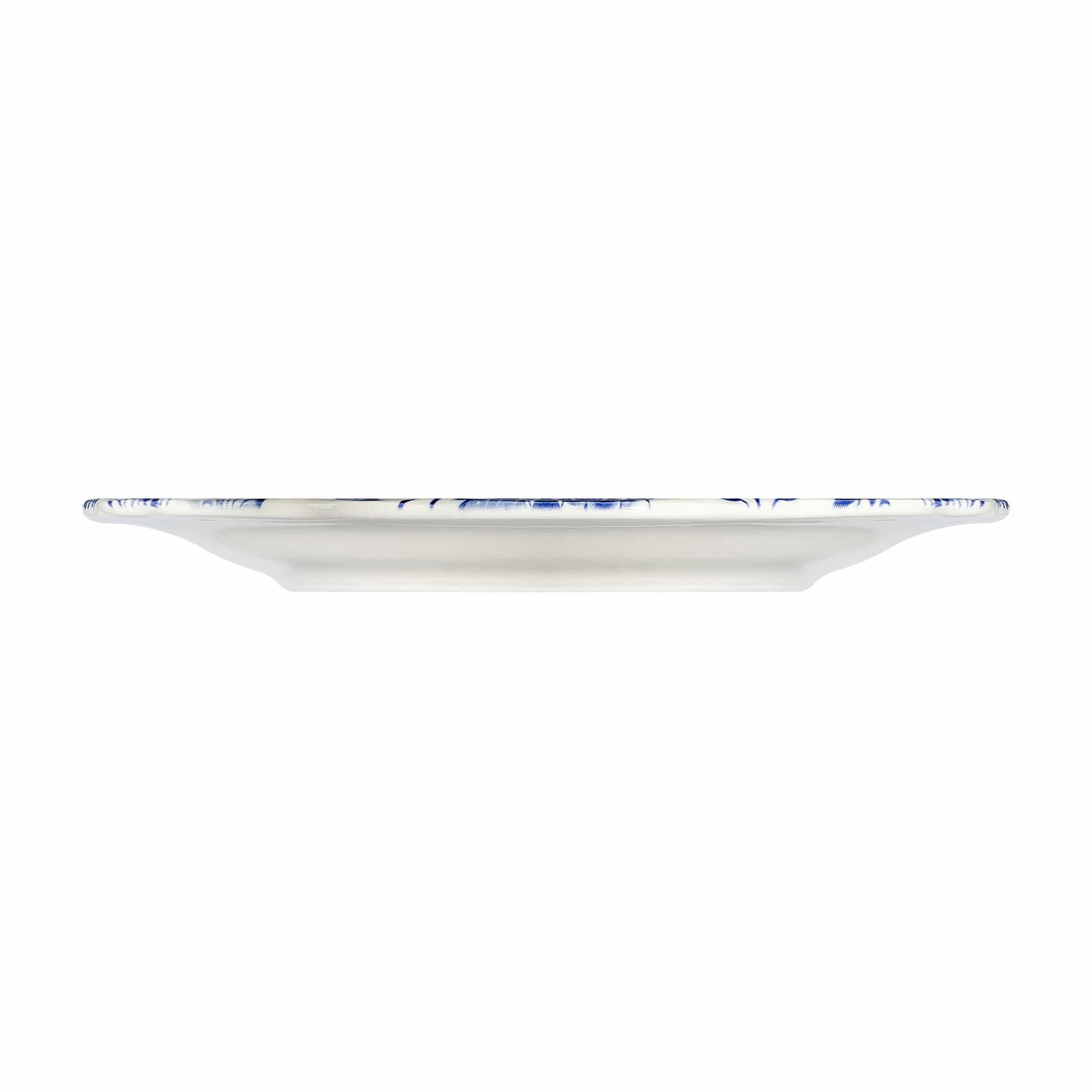 Silva Blue Fulya Blue Premium Stoneware Coupe Plate 11.4"