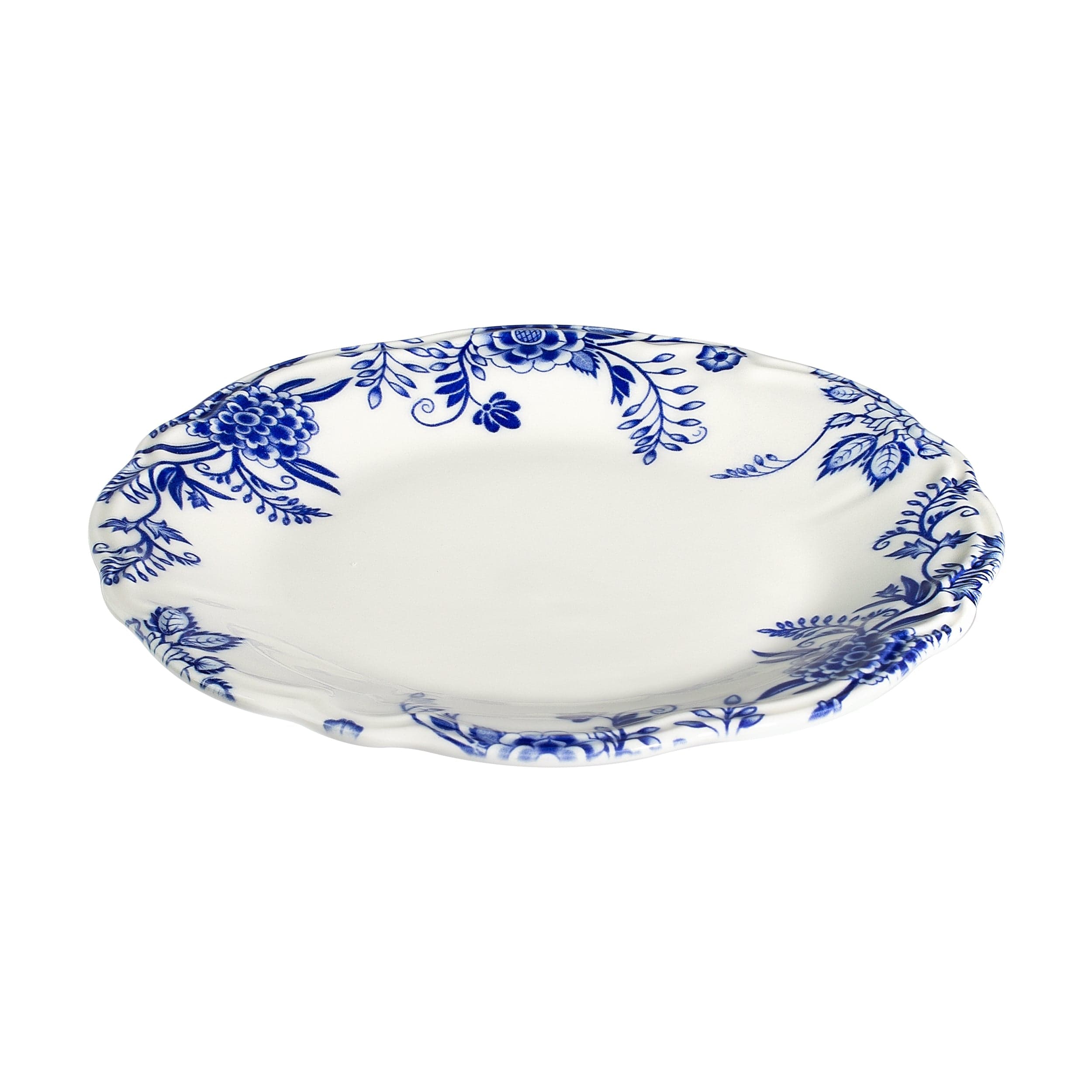 Silva Blue Fulya Blue Premium Stoneware Coupe Plate 11.4"