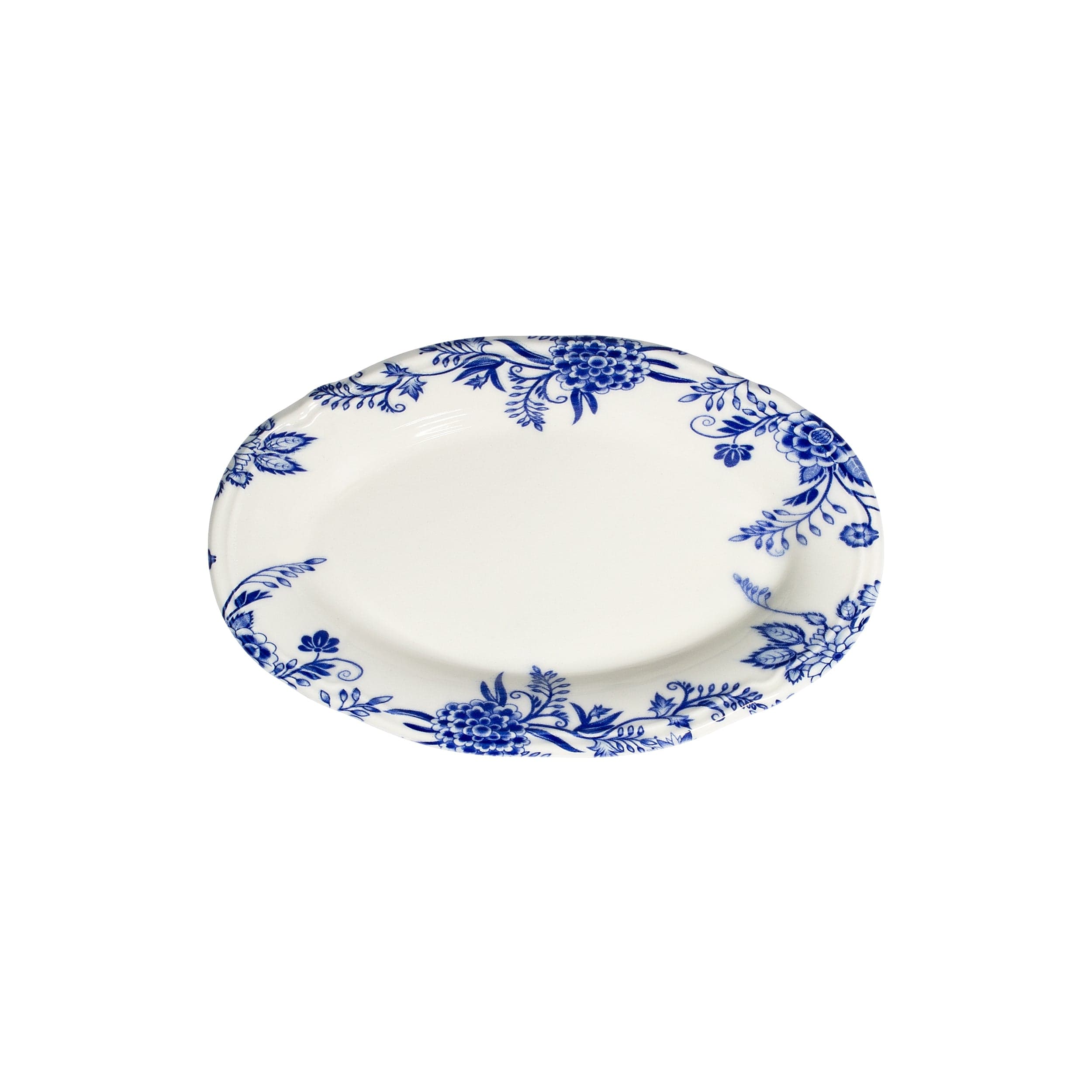 Silva Blue Fulya Blue Premium Stoneware Oval Platter  8.3" x 4.1"