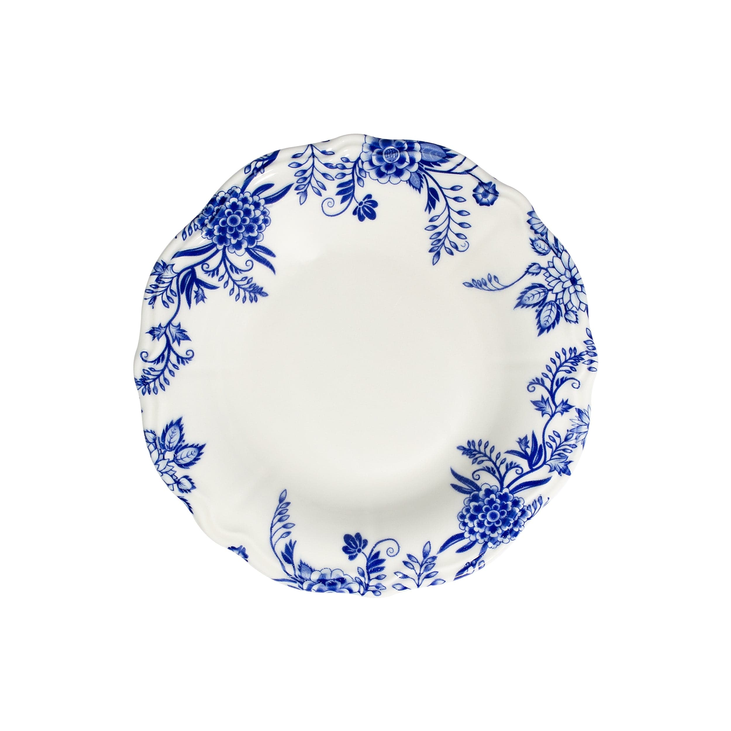 Silva Blue Fulya Blue Premium Stoneware Deep Plate 8.6" / 15 oz