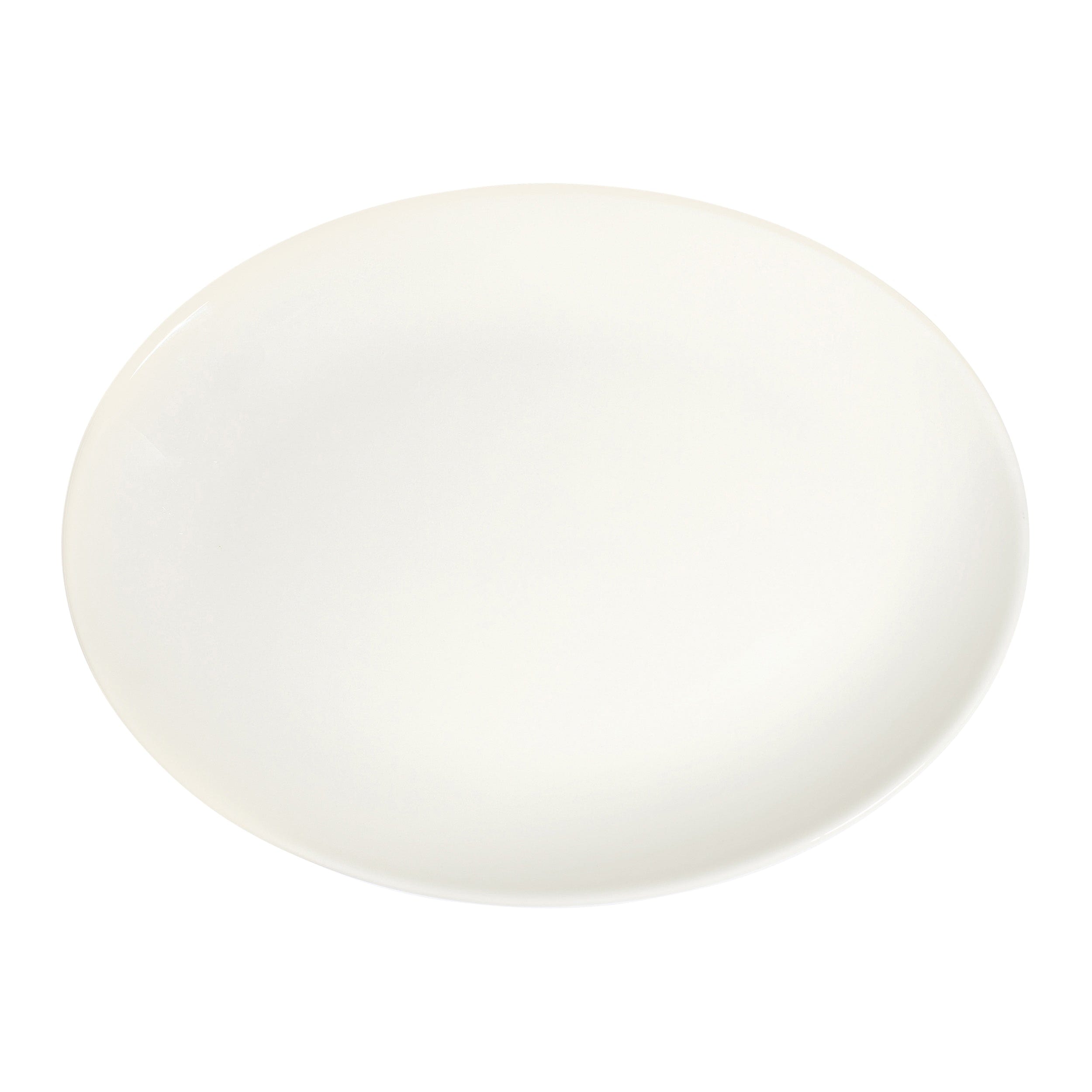 Lona White Fine China Oval Platter  9.6" x 13"