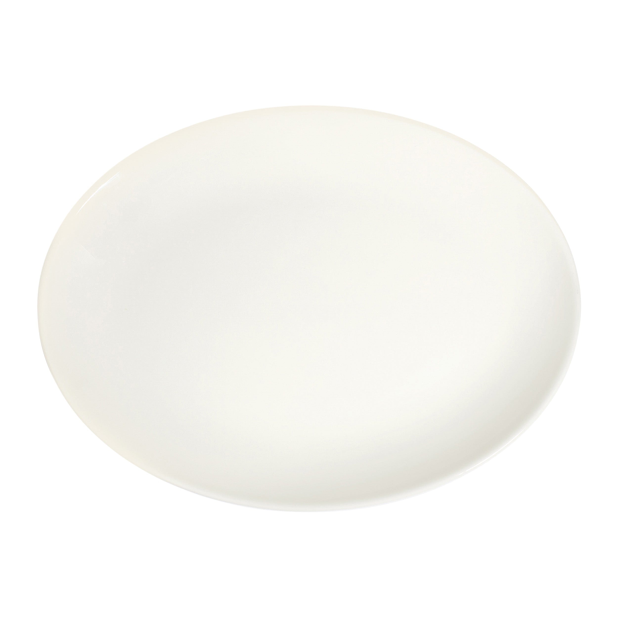 Lona White Fine China Oval Platter  10.6" x 14.1"
