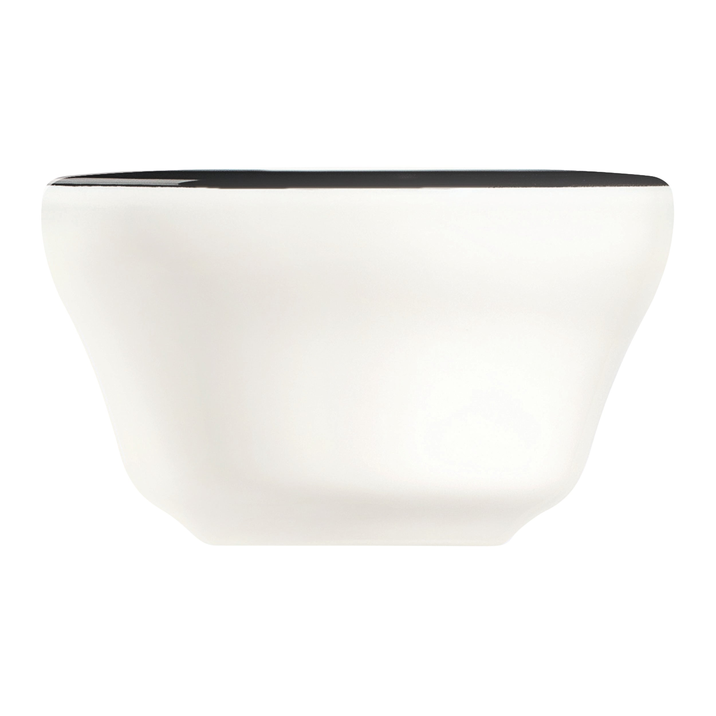 Modest Black Black Fine China Bowl 3.9" / 7.1 oz