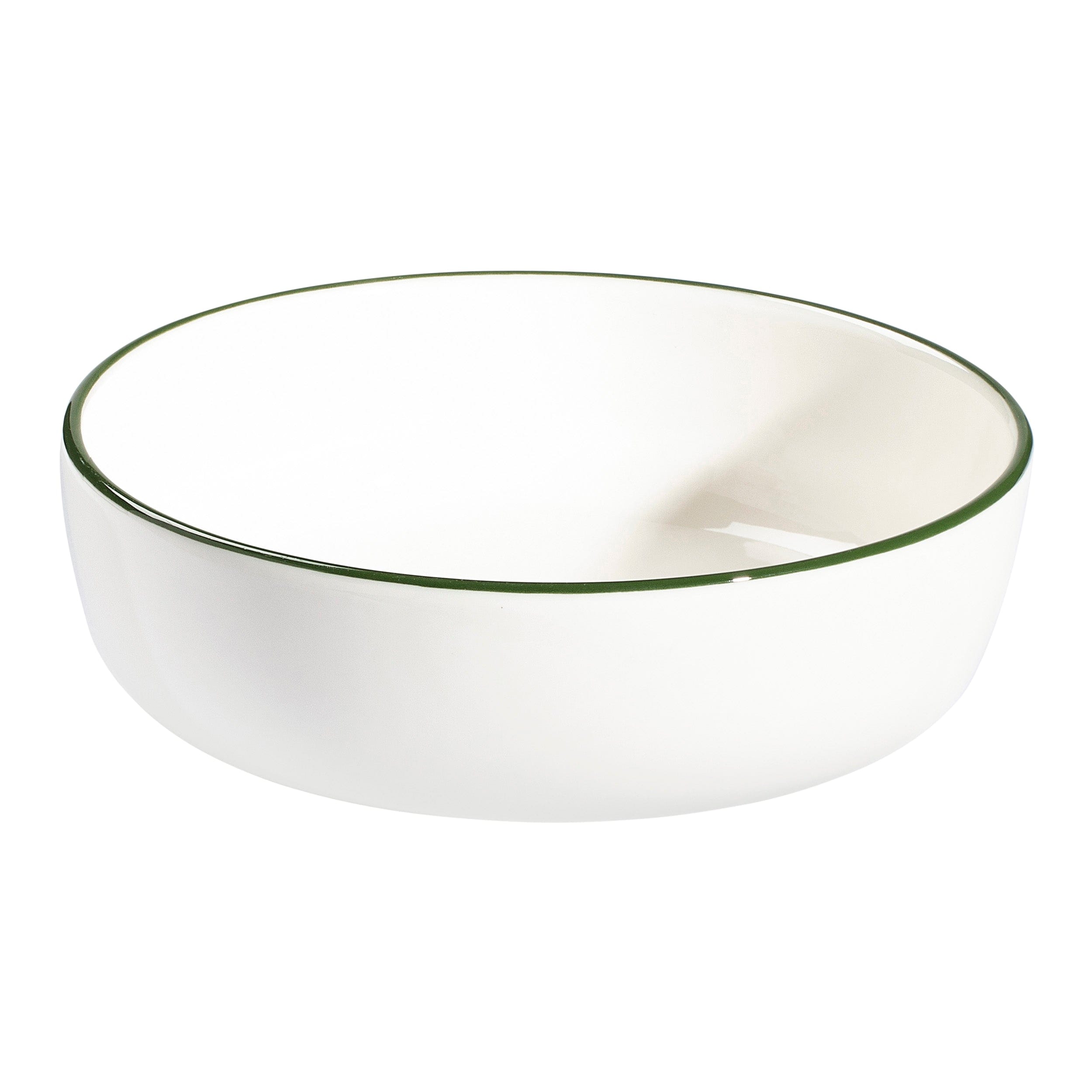 Modest Green Green Fine China Bowl 6.7" / 24.68 oz