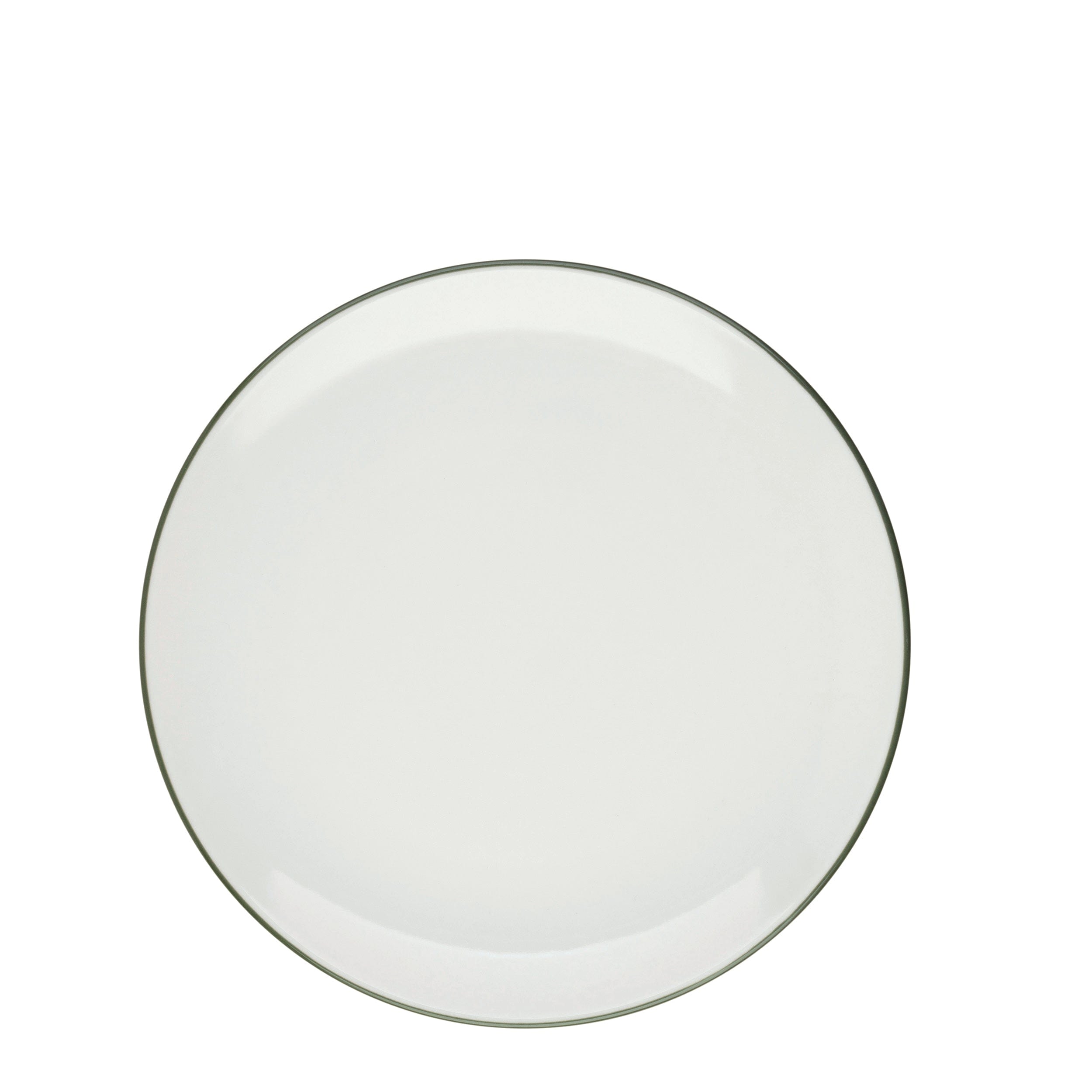 Modest Green Green Fine China Coupe Plate 11.2"