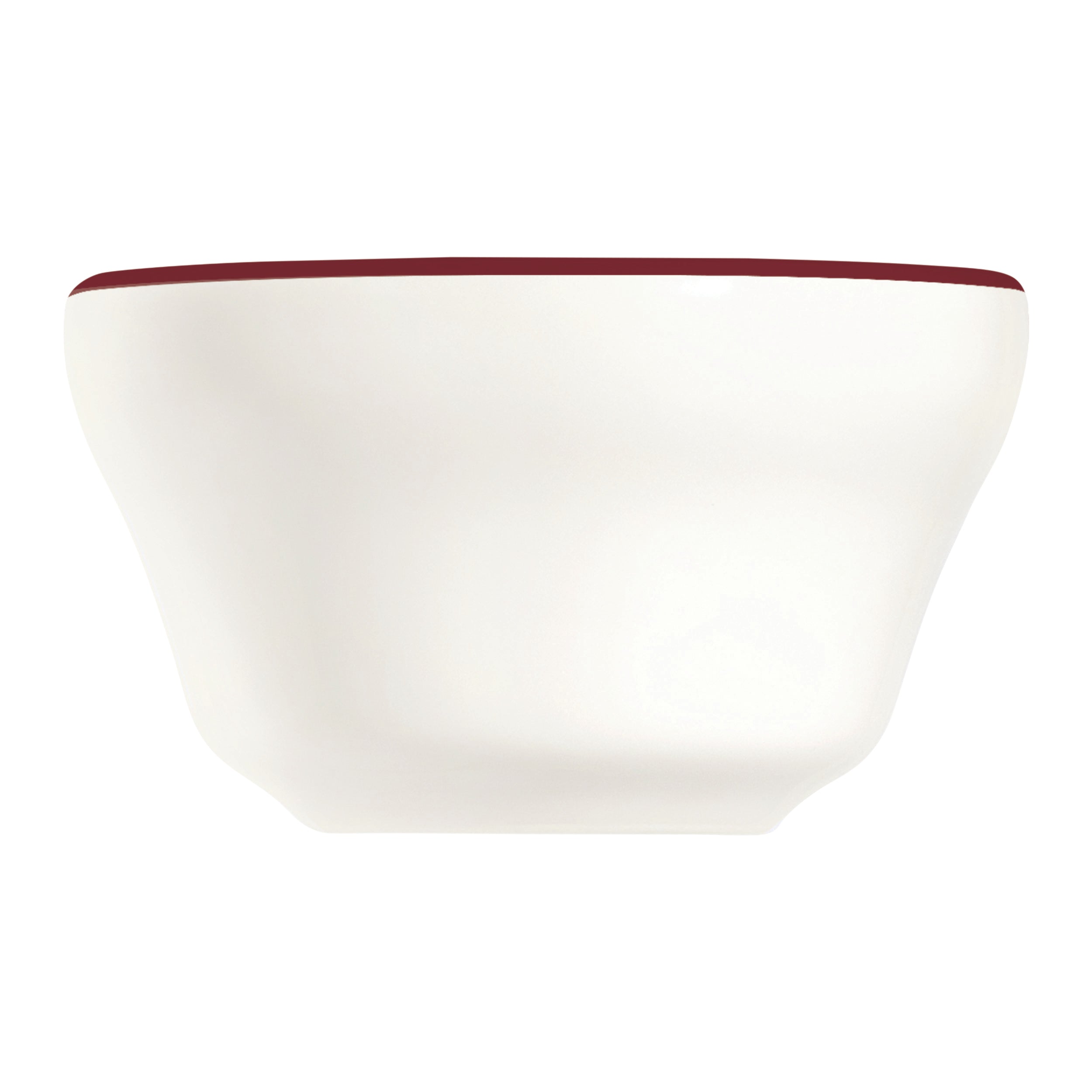 Modest Maroon Deep Red Fine China Bowl 3.9" / 7.1 oz