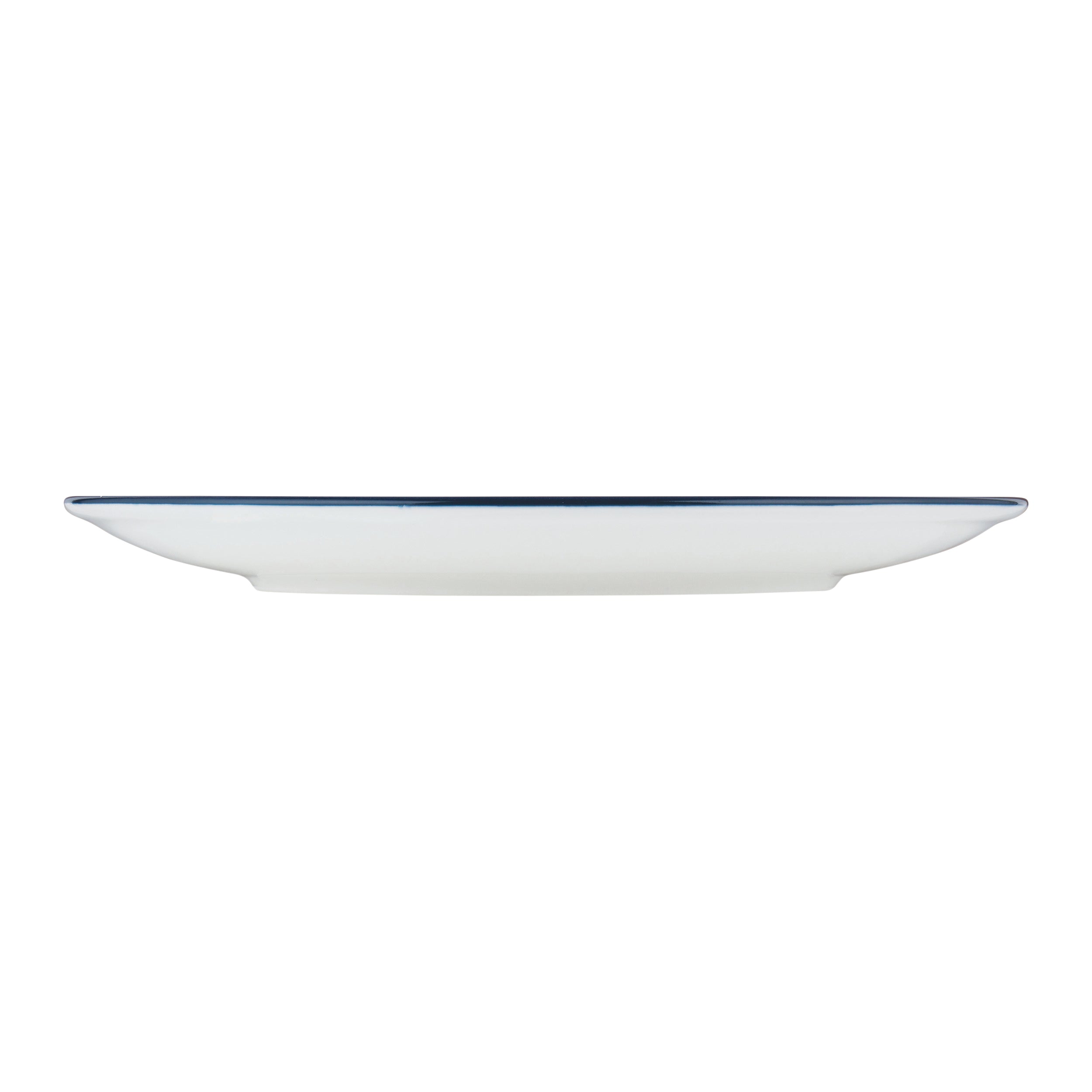 Modest Navy Navy Fine China Coupe Plate 11.2"