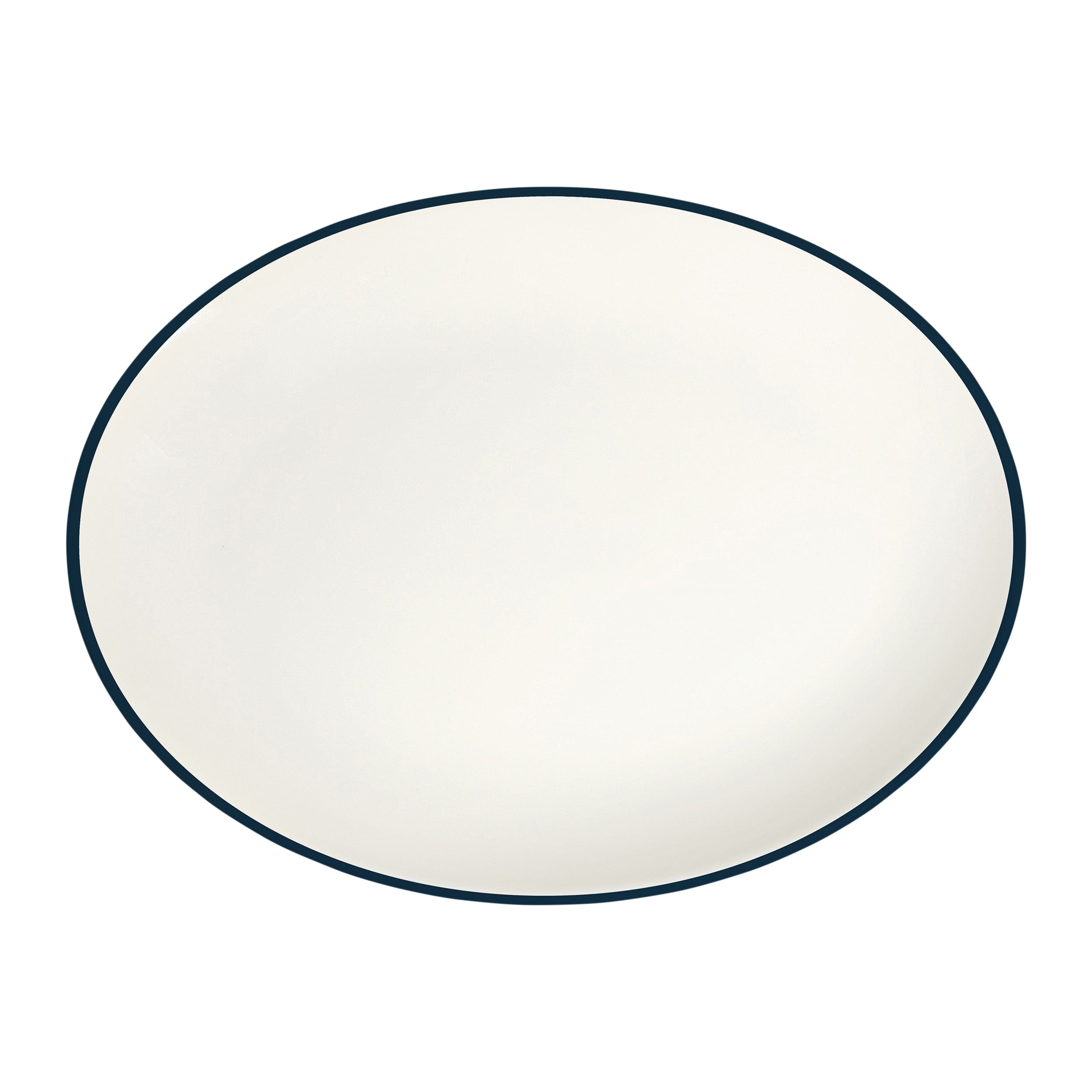 Modest Navy Navy Fine China Oval Platter  9.6" x 13"