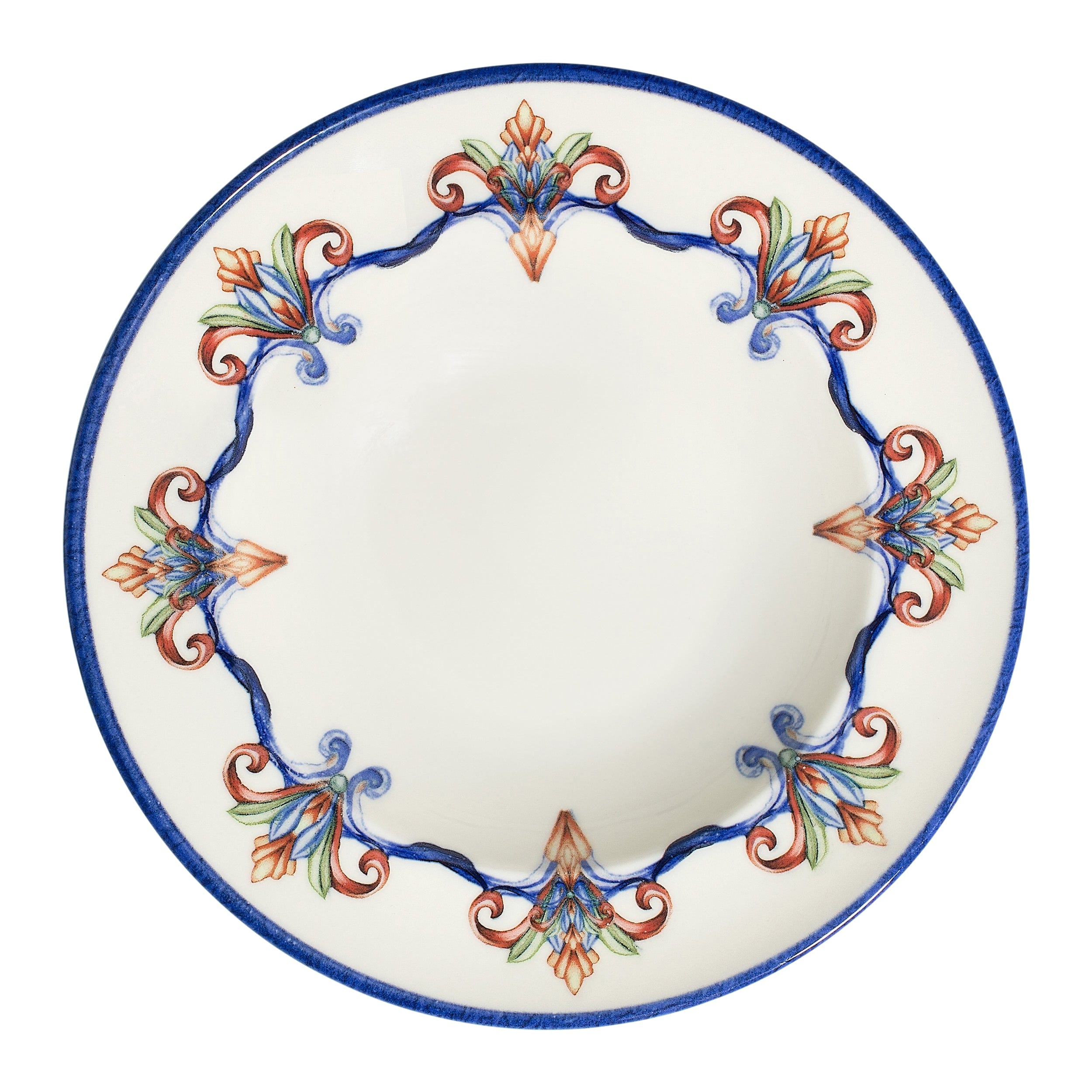 Brio White Fine China Deep Plate 9.9" / 14 oz