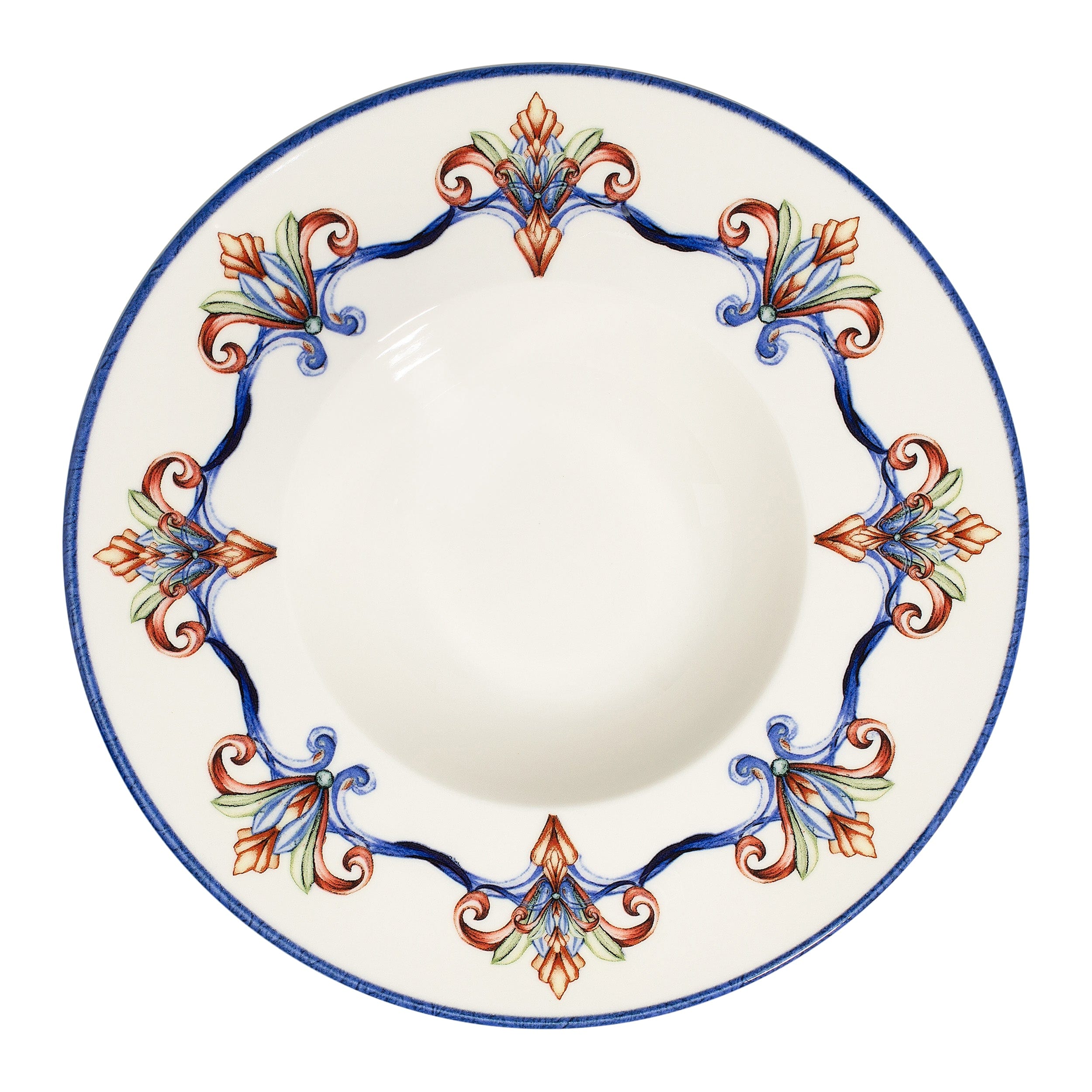 Brio White Fine China Deep Plate 11.6" / 16 oz