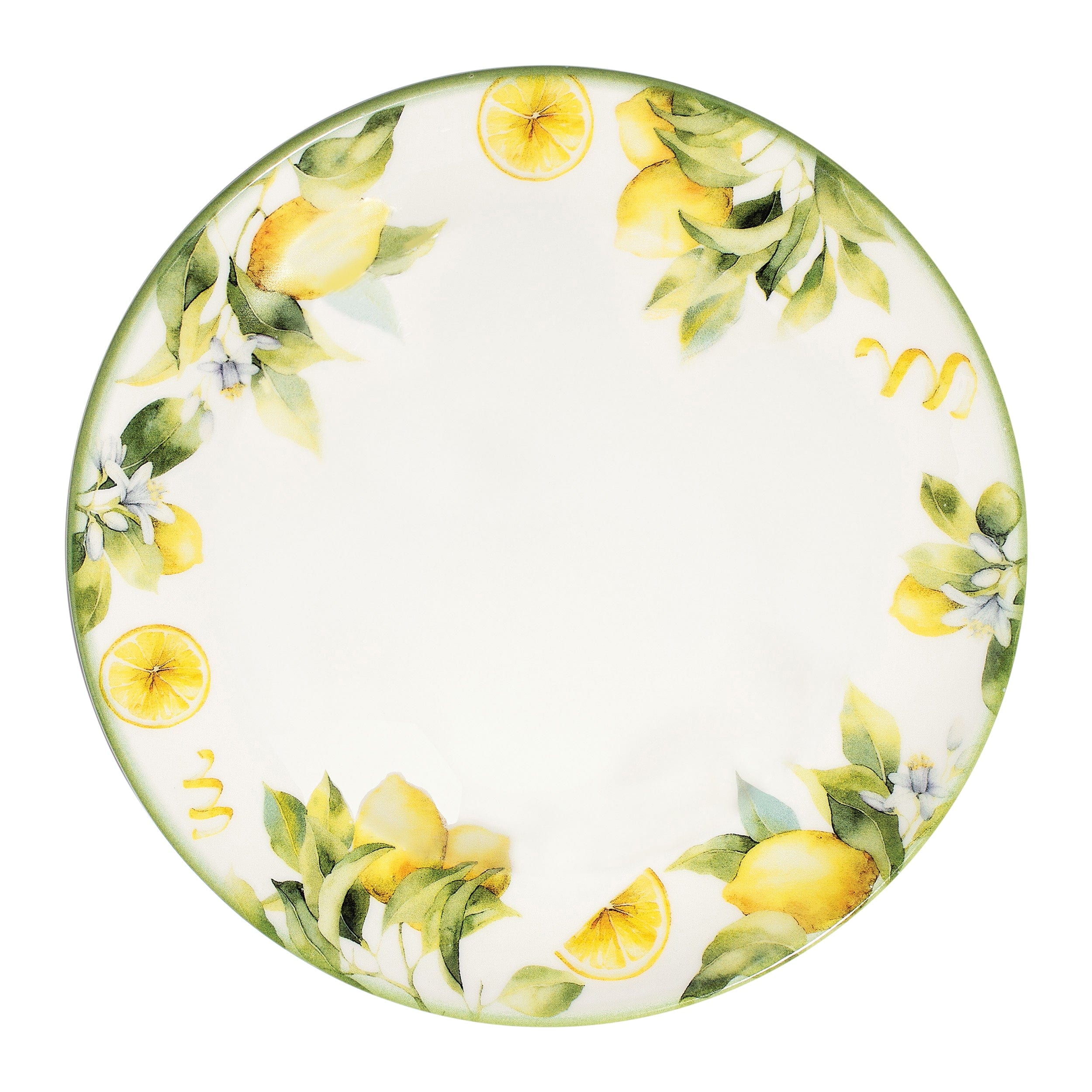 Sorrento Yellow Fine China Plate 12.3"