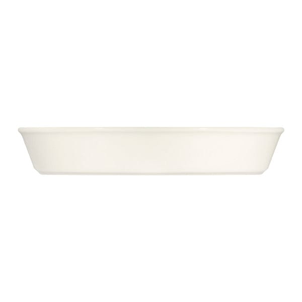 Braise White Fine China Oval Pan 12.6" x 8" / 50.4 oz