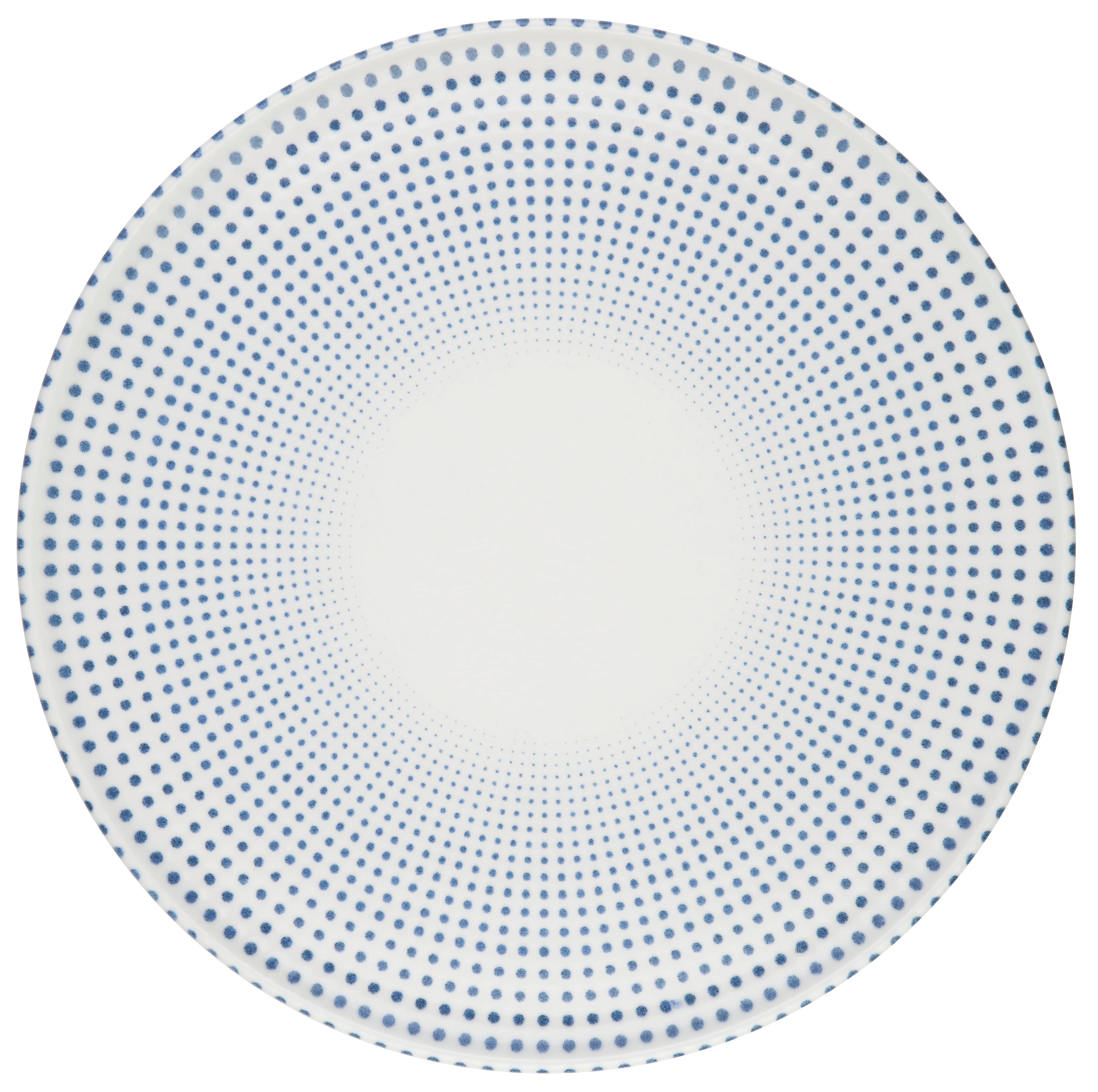 Harmony Blue Blue Fine China Plate 12.3"