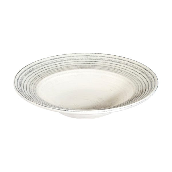 Marmol Black Fine China Deep Plate 11.1" / 19 oz