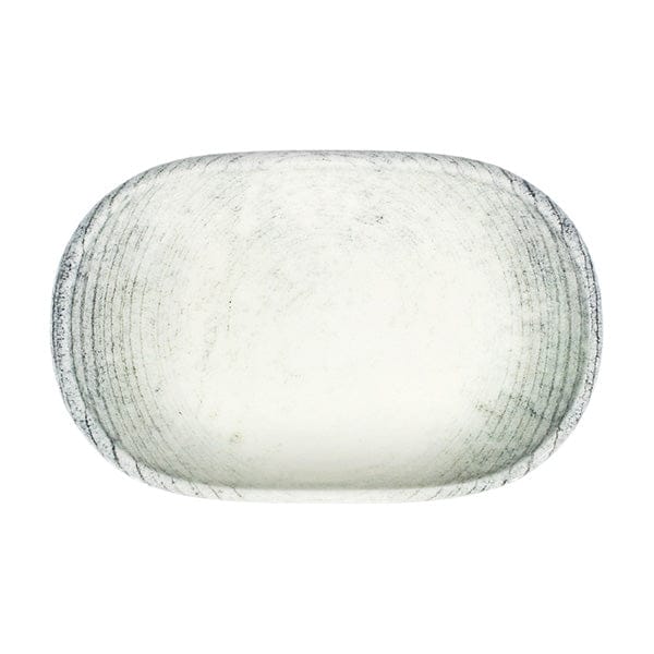 Marmol Black Fine China Platter 13.1" x 8.4"