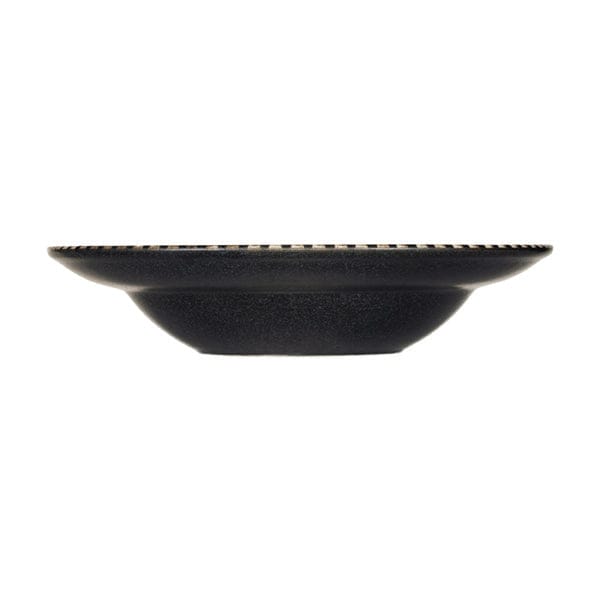 Reckless Black Fine China Deep Plate 9.9" / 14 oz