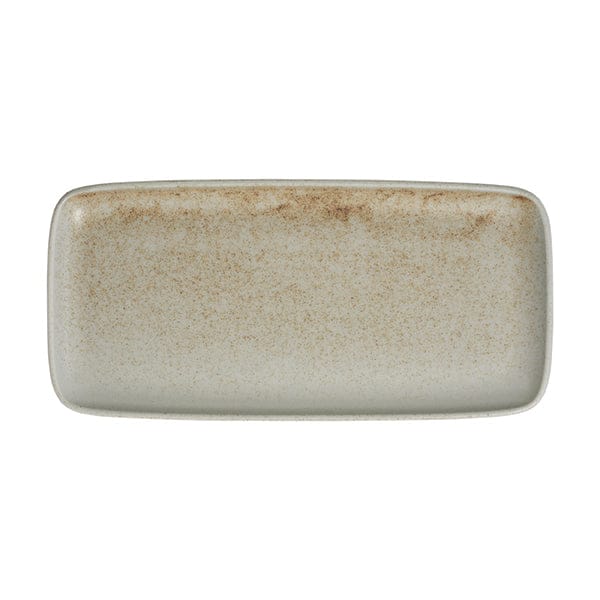 Mellow Green Fine China Rectangular Platter 13.5" x 6.4"