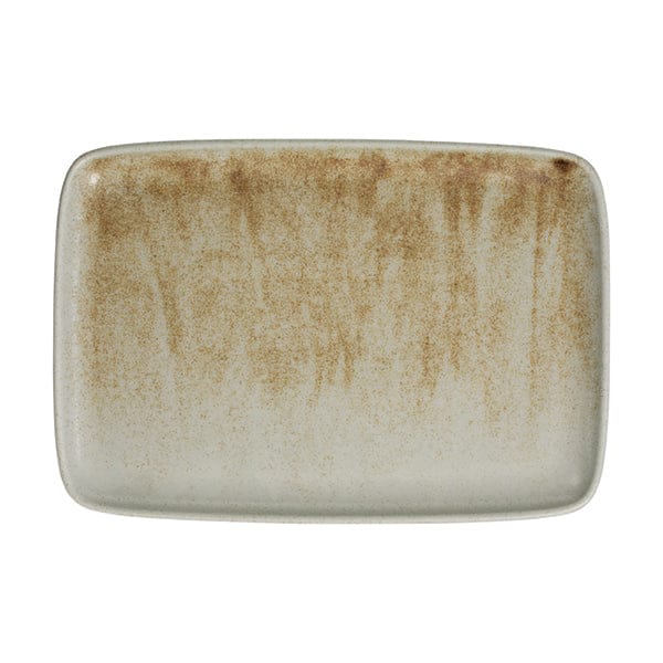 Mellow Green Fine China Rectangular Platter 13.2" x 9.1"