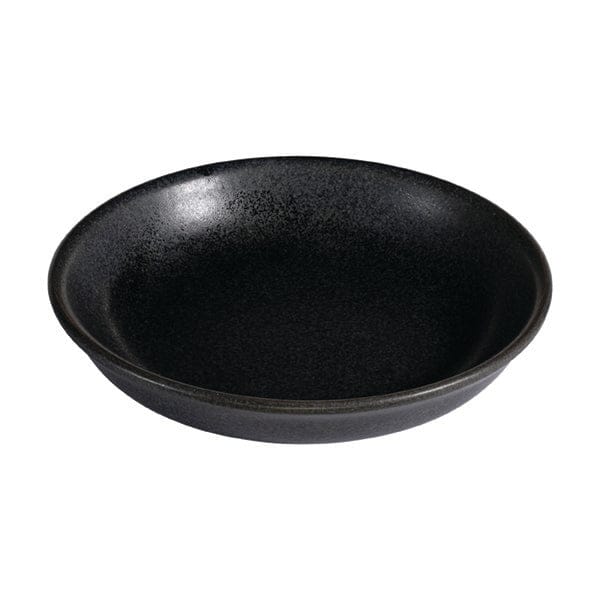 Reckless Black Fine China Deep Plate 5.9" / 8 oz