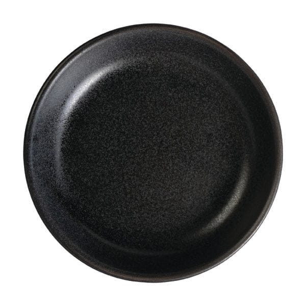 Reckless Black Fine China Deep Plate 5.9" / 8 oz