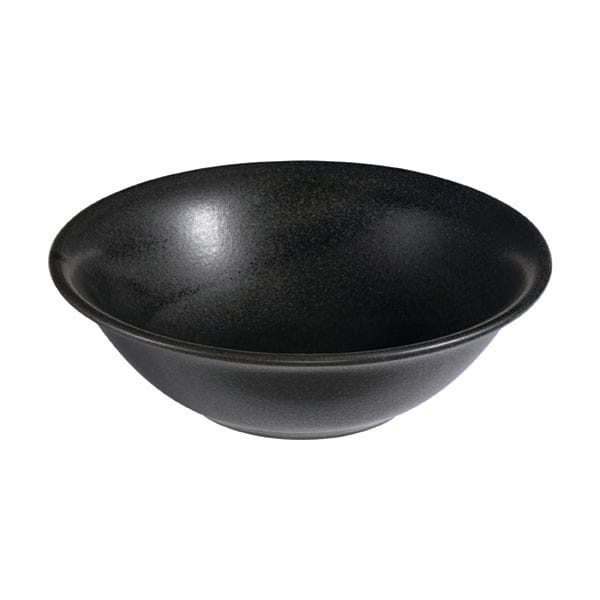 Reckless Black Fine China Bowl 7.1" / 21 oz