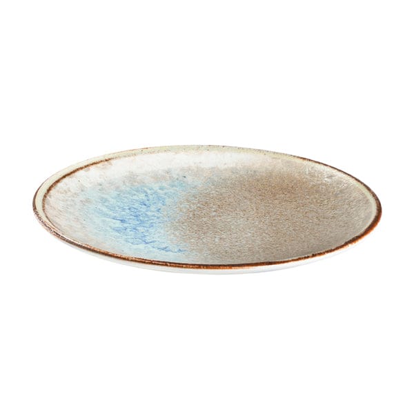 Delta Brown Fine China Coupe Plate 11.7"