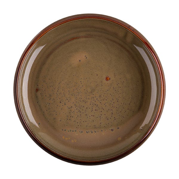 Hazel Celesta Tan Fine China Deep Plate 8.6" / 40.6 oz